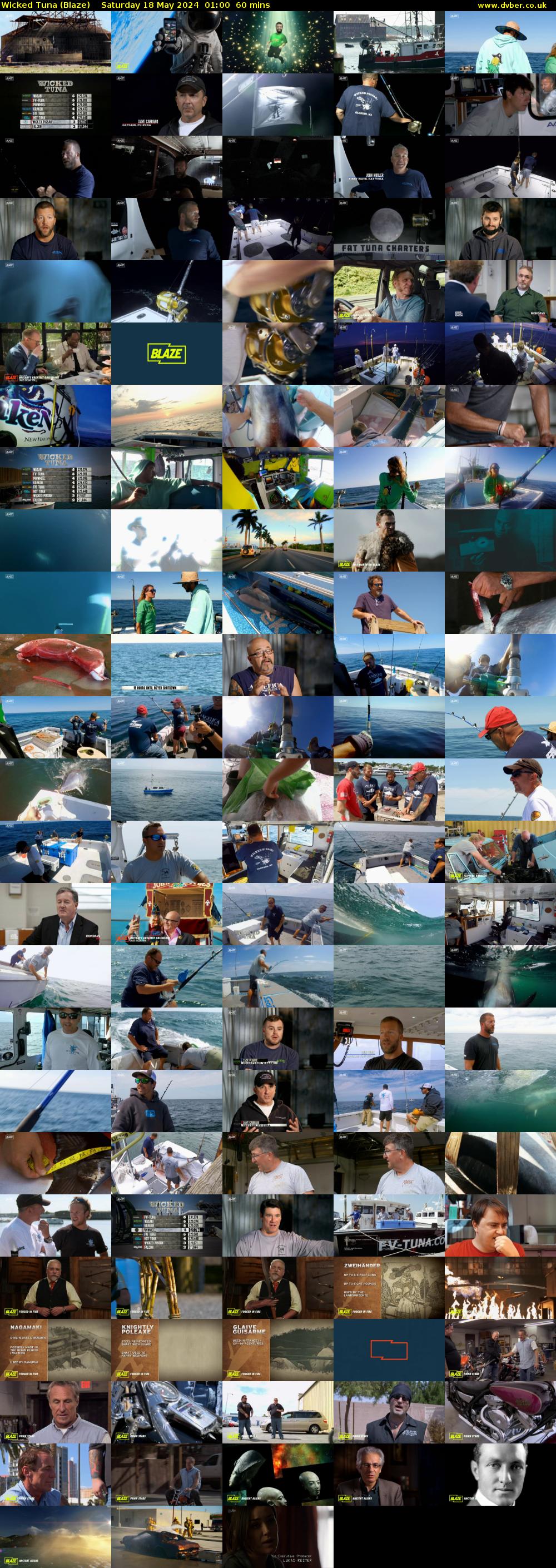 Wicked Tuna (Blaze) Saturday 18 May 2024 01:00 - 02:00