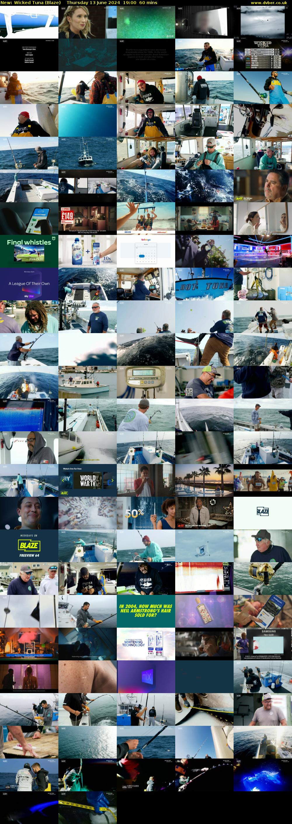 Wicked Tuna (Blaze) Thursday 13 June 2024 19:00 - 20:00