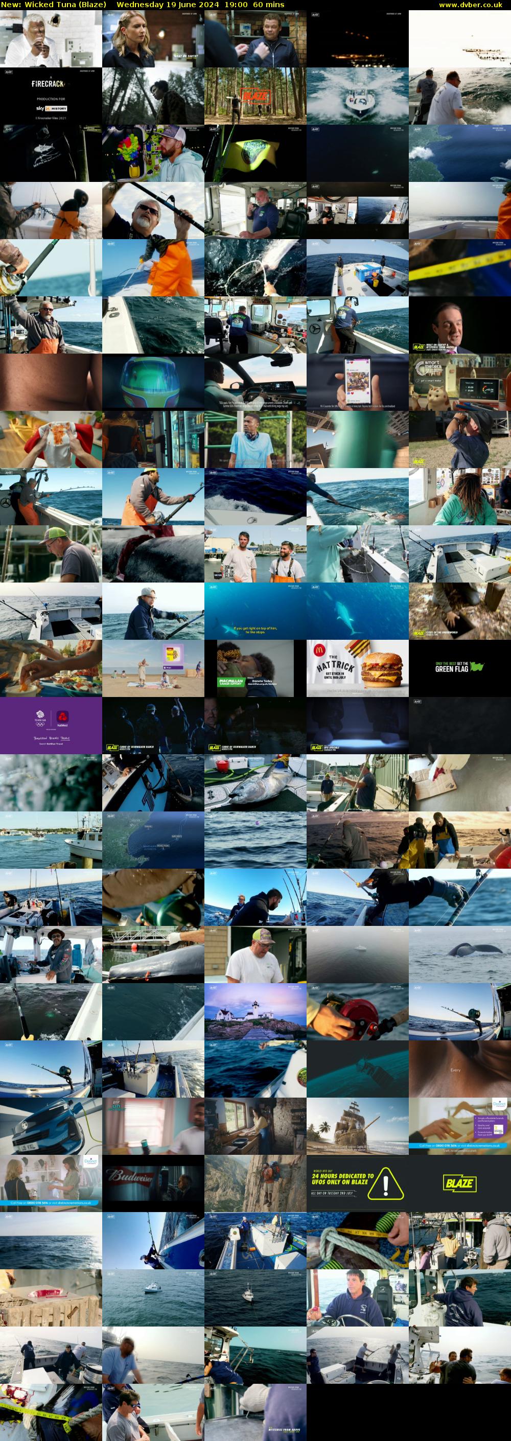 Wicked Tuna (Blaze) Wednesday 19 June 2024 19:00 - 20:00