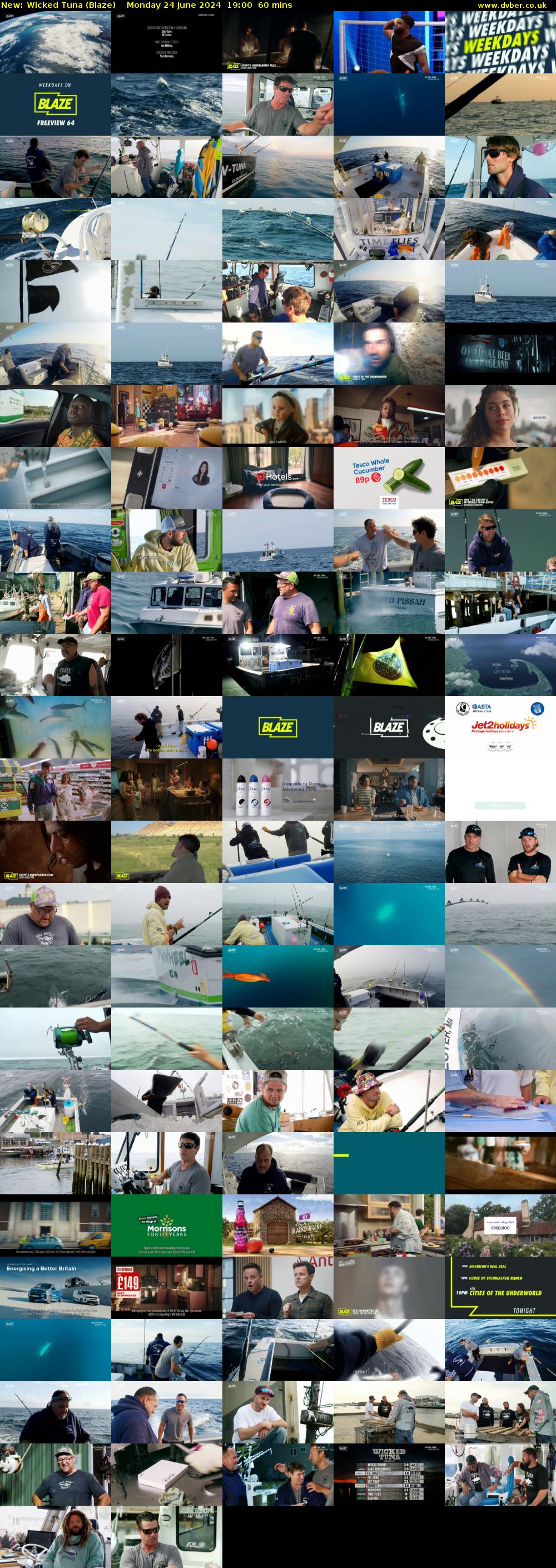 Wicked Tuna (Blaze) Monday 24 June 2024 19:00 - 20:00