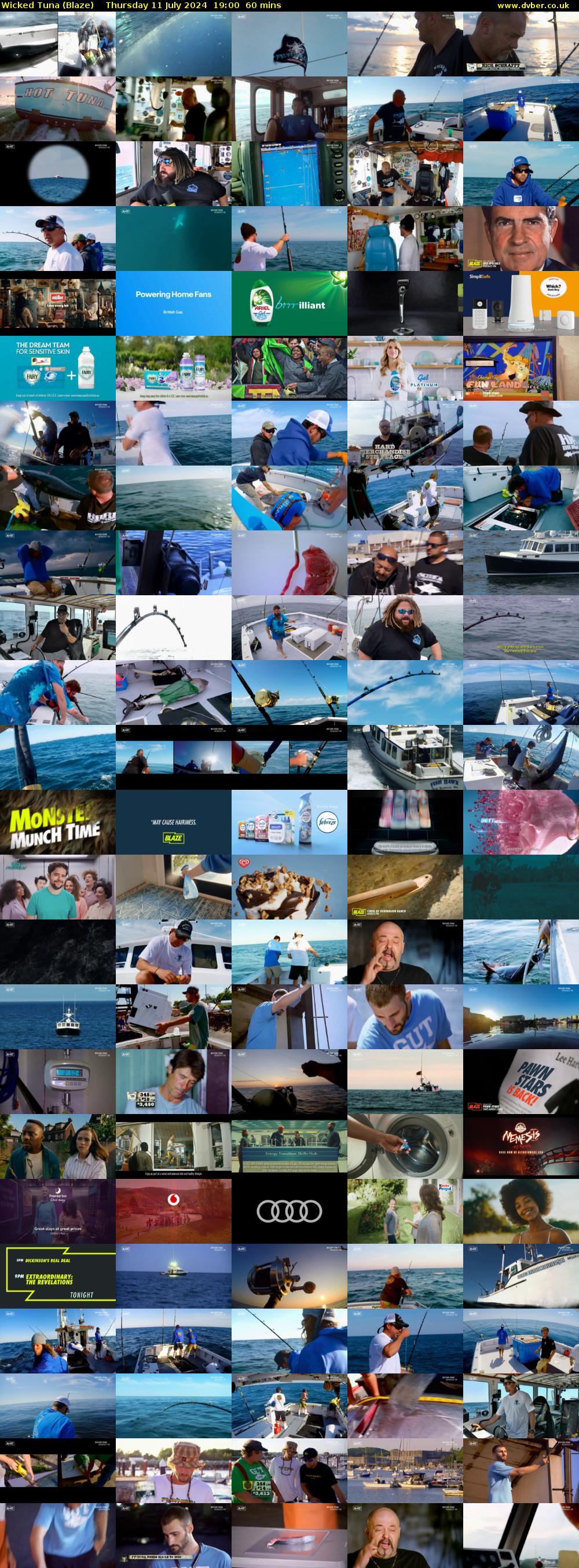 Wicked Tuna (Blaze) Thursday 11 July 2024 19:00 - 20:00