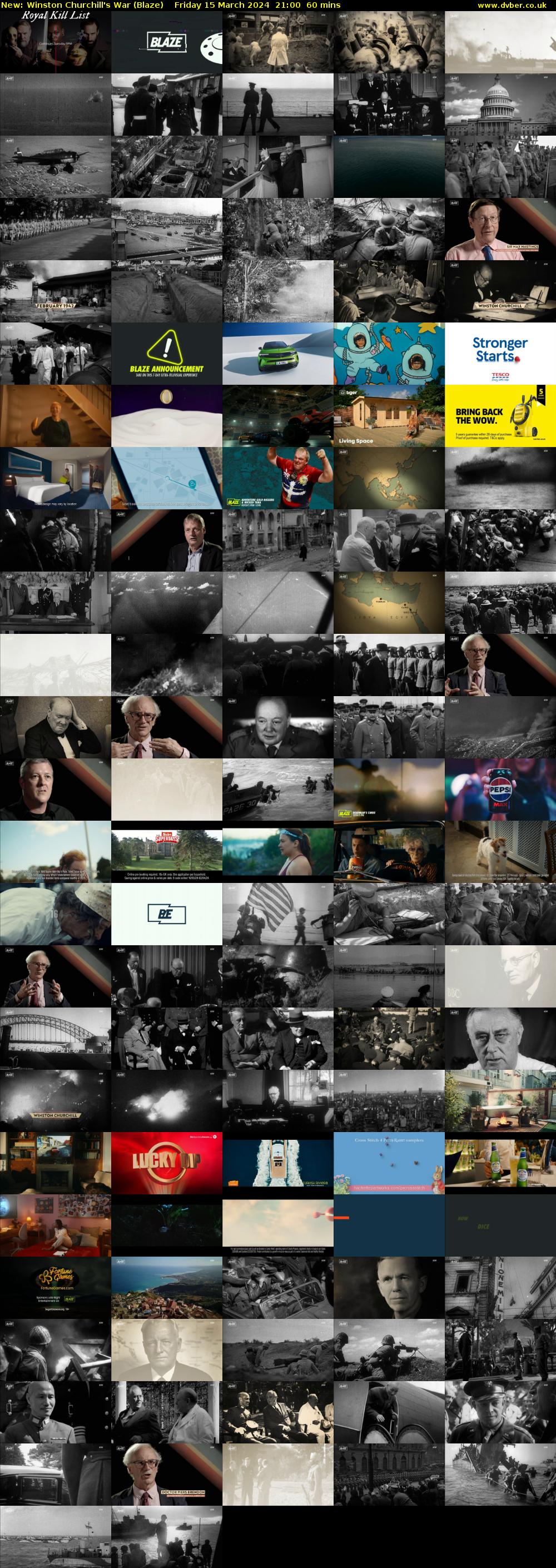 Winston Churchill's War (Blaze) Friday 15 March 2024 21:00 - 22:00