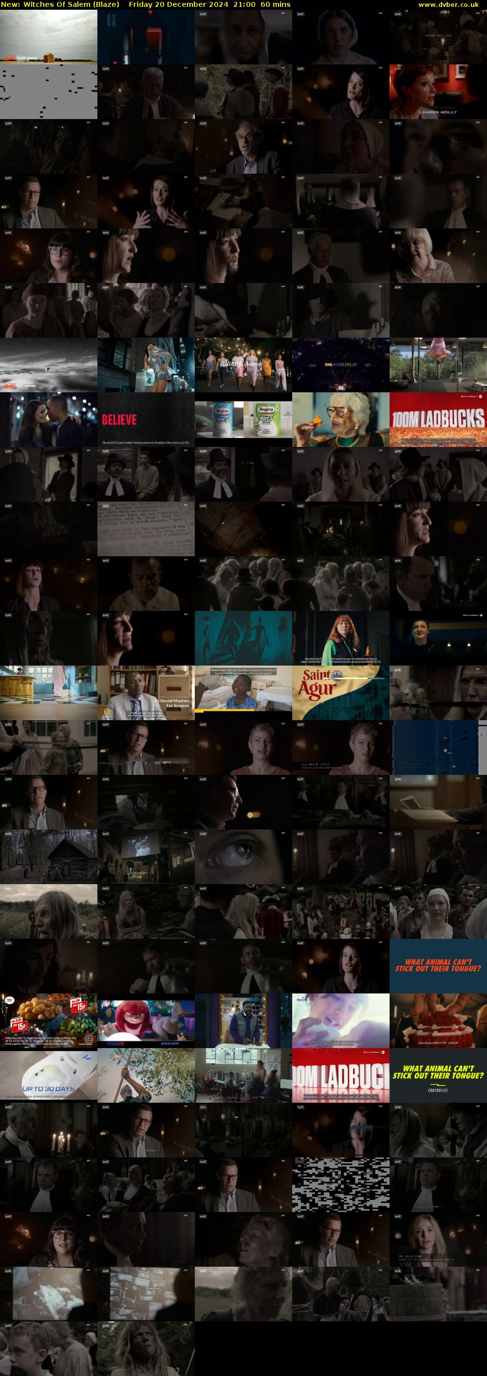 Witches Of Salem (Blaze) Friday 20 December 2024 21:00 - 22:00