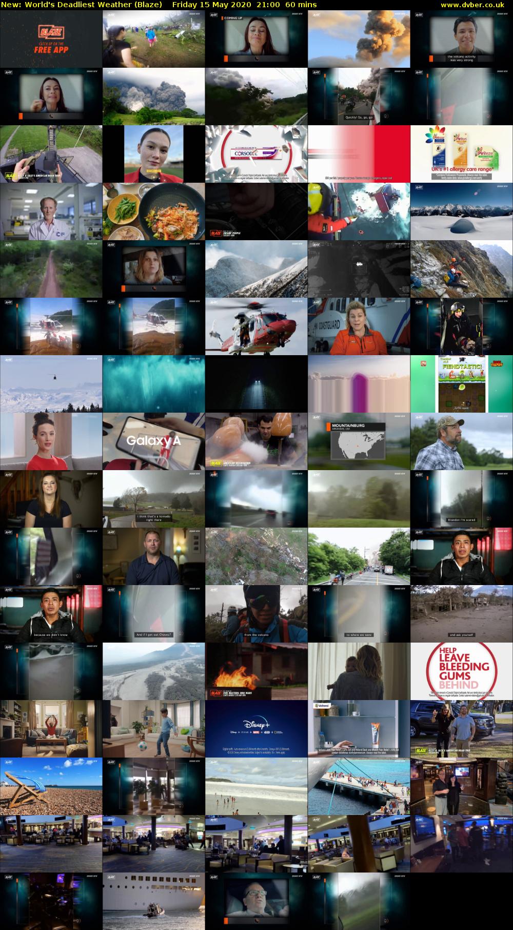 World's Deadliest Weather (Blaze) Friday 15 May 2020 21:00 - 22:00