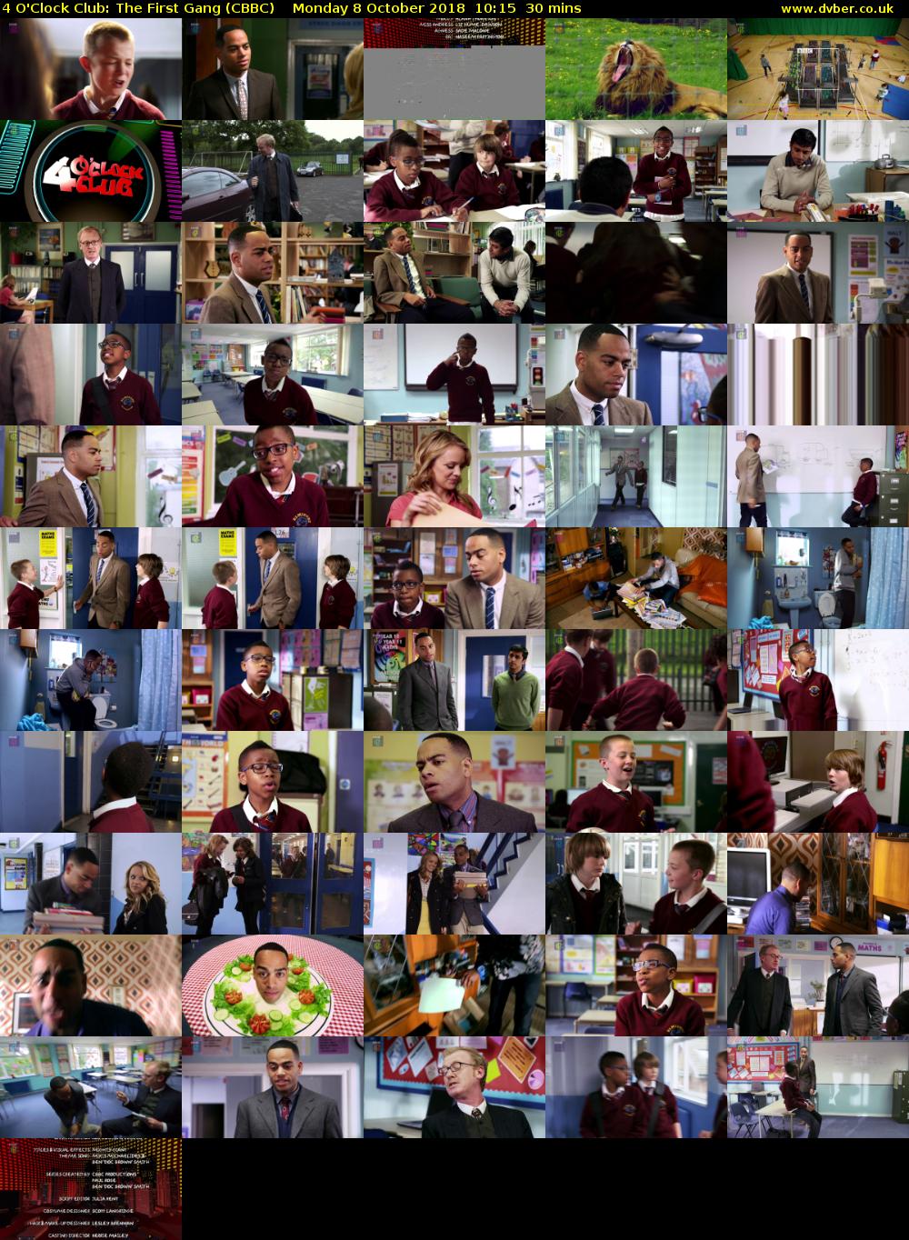 4 O'Clock Club: The First Gang (CBBC) Monday 8 October 2018 10:15 - 10:45