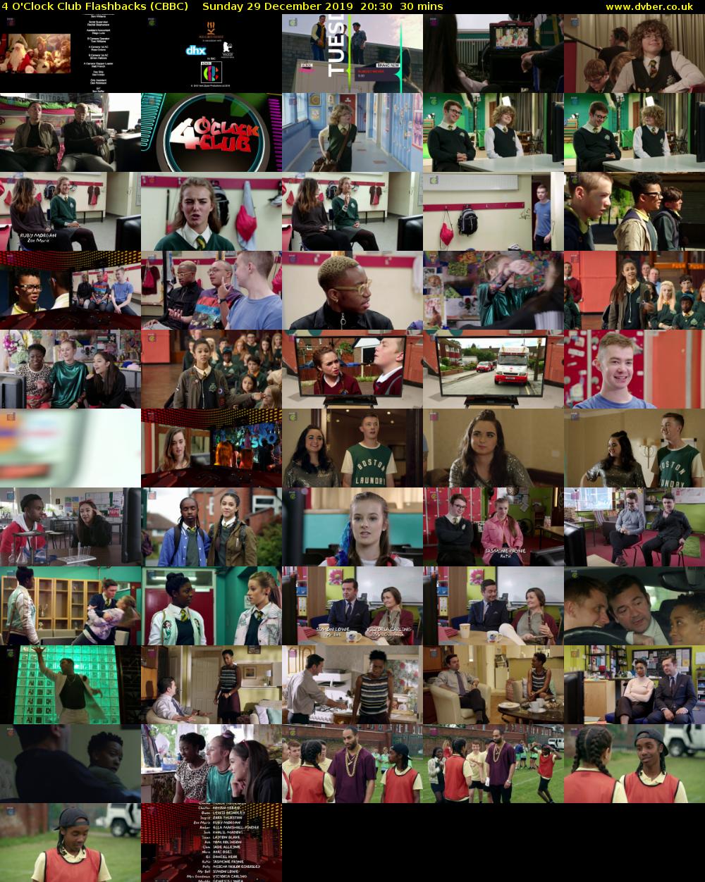 4 O'Clock Club Flashbacks (CBBC) Sunday 29 December 2019 20:30 - 21:00