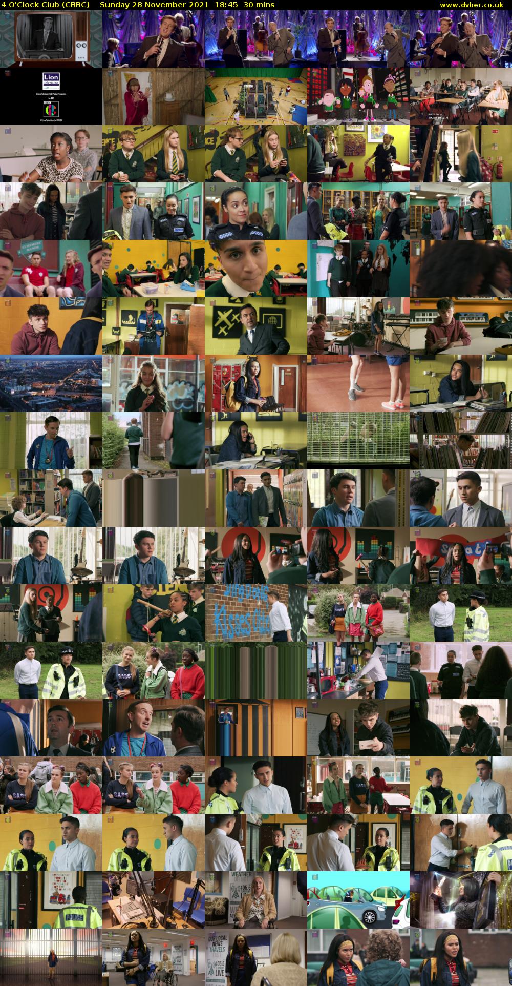 4 O'Clock Club (CBBC) Sunday 28 November 2021 18:45 - 19:15