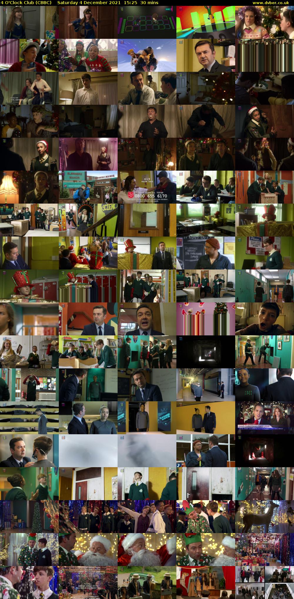 4 O'Clock Club (CBBC) Saturday 4 December 2021 15:25 - 15:55