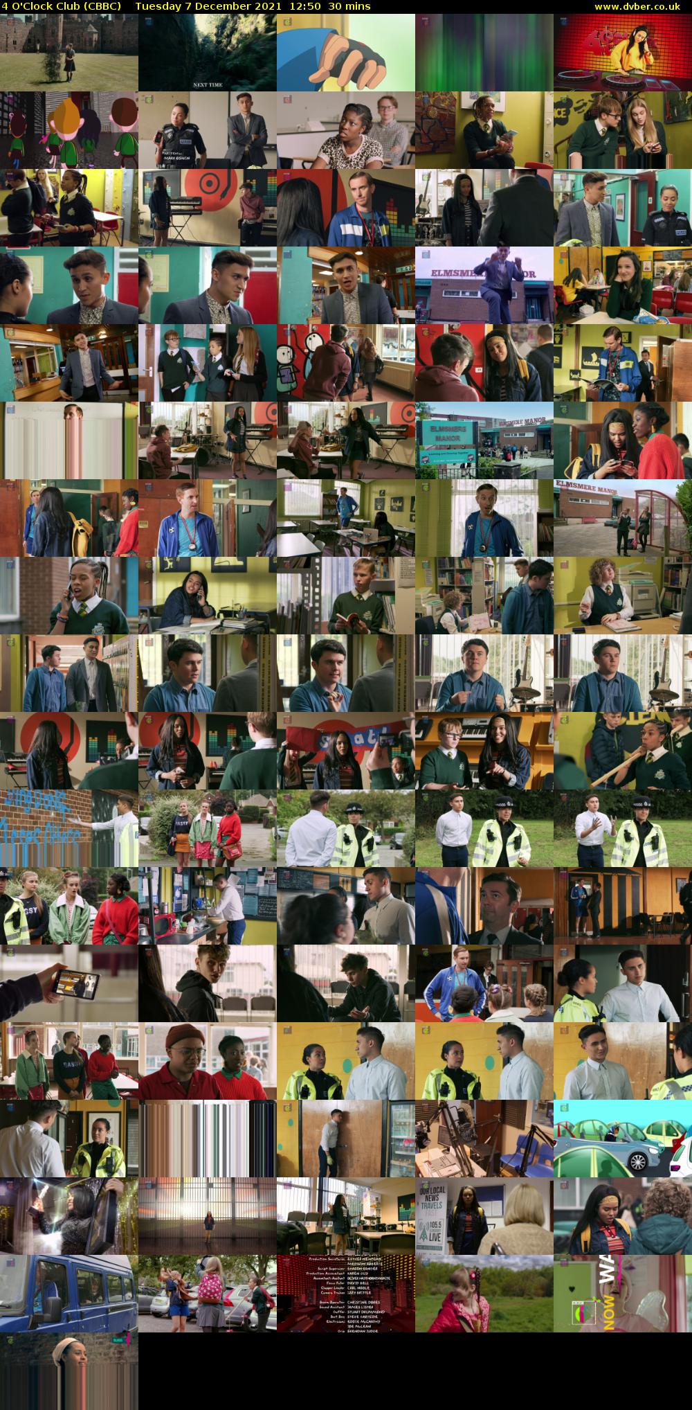 4 O'Clock Club (CBBC) Tuesday 7 December 2021 12:50 - 13:20