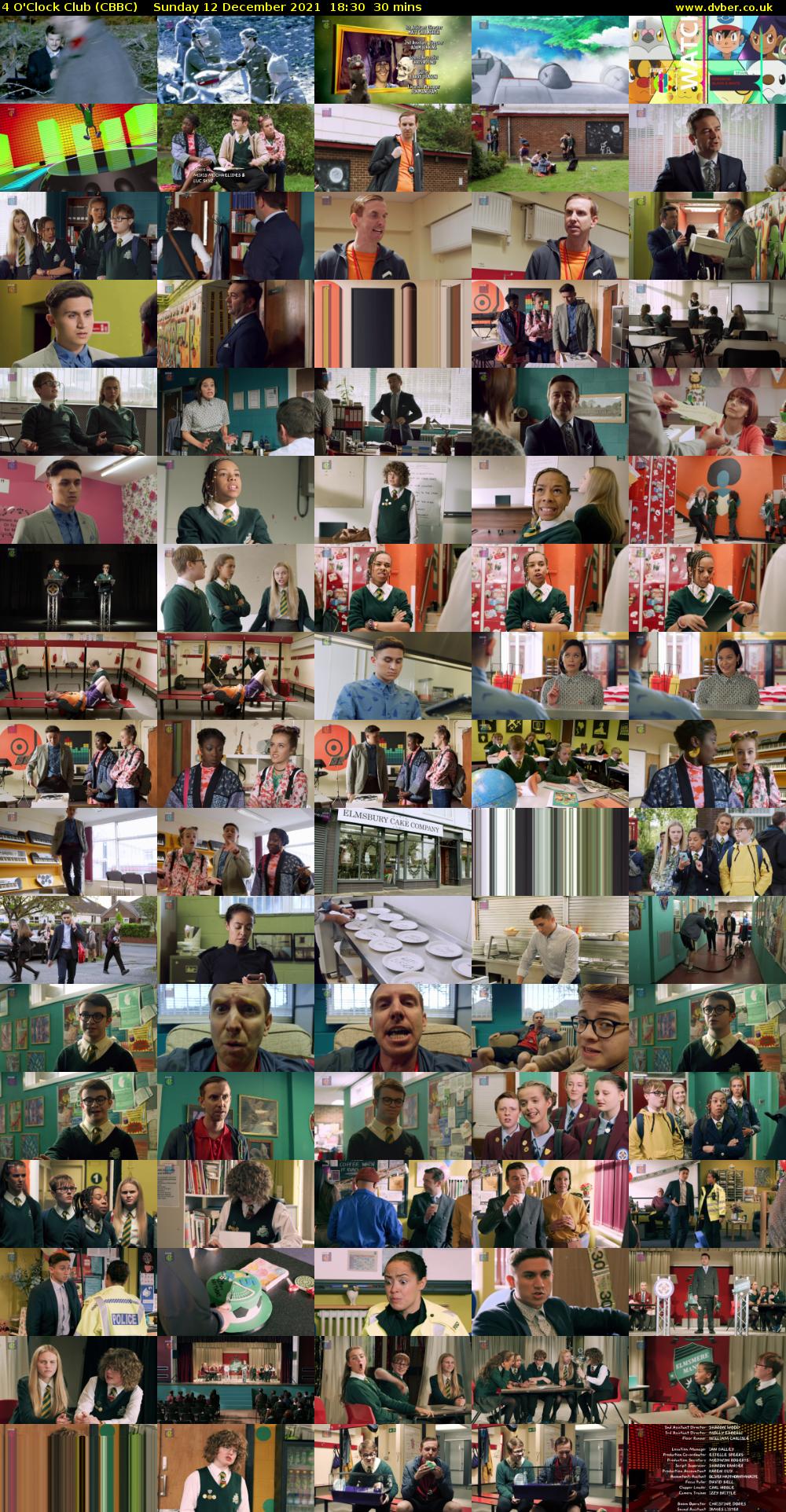 4 O'Clock Club (CBBC) Sunday 12 December 2021 18:30 - 19:00