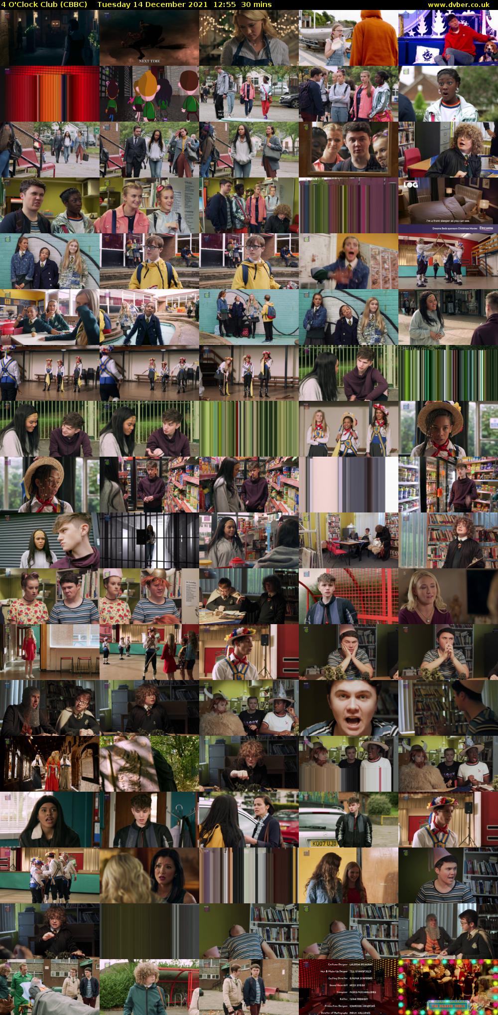 4 O'Clock Club (CBBC) Tuesday 14 December 2021 12:55 - 13:25