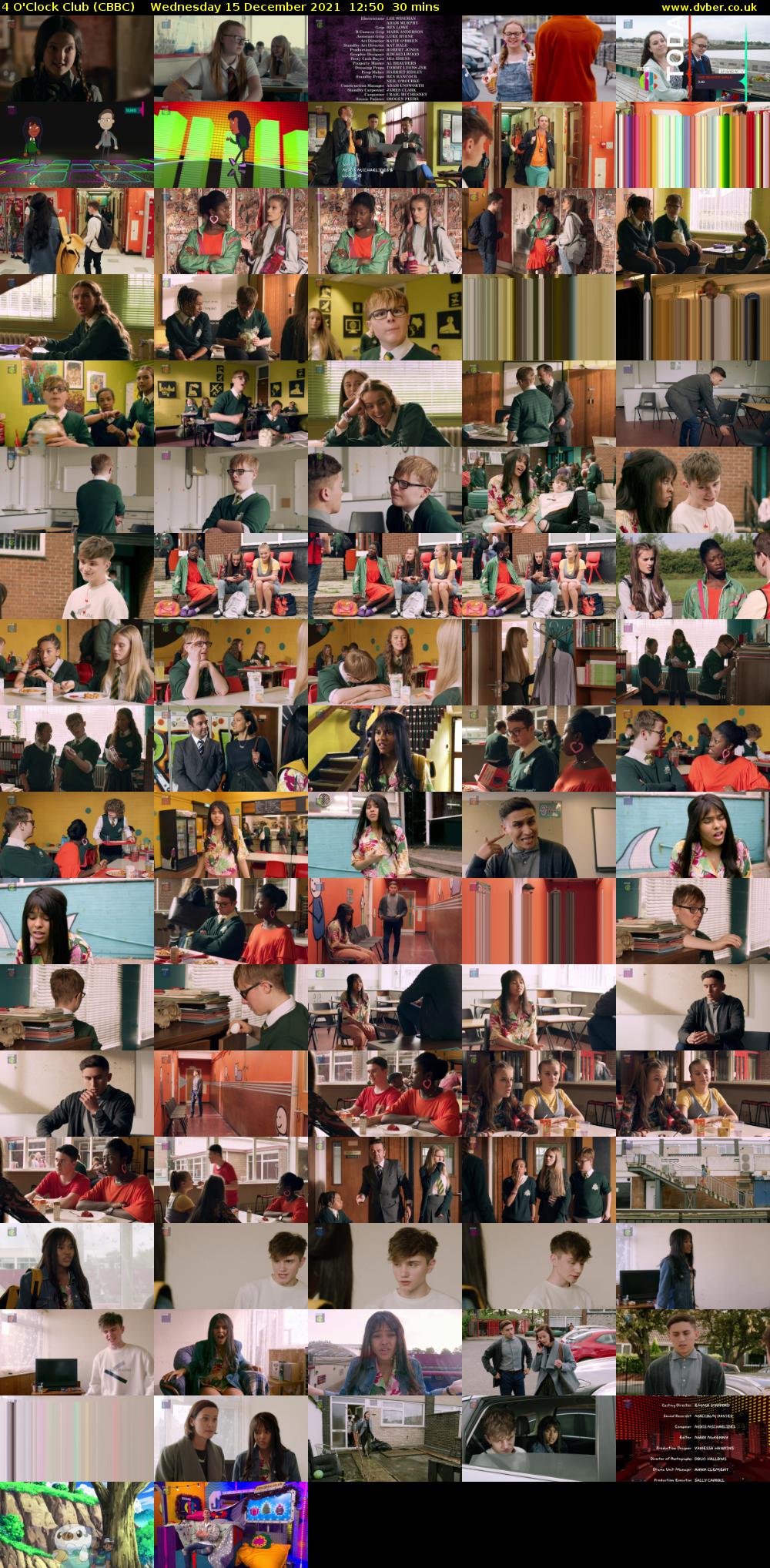 4 O'Clock Club (CBBC) Wednesday 15 December 2021 12:50 - 13:20