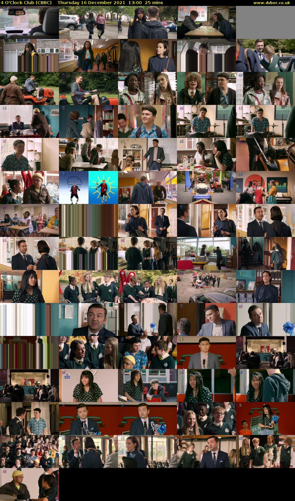 4 O'Clock Club (CBBC) Thursday 16 December 2021 13:00 - 13:25