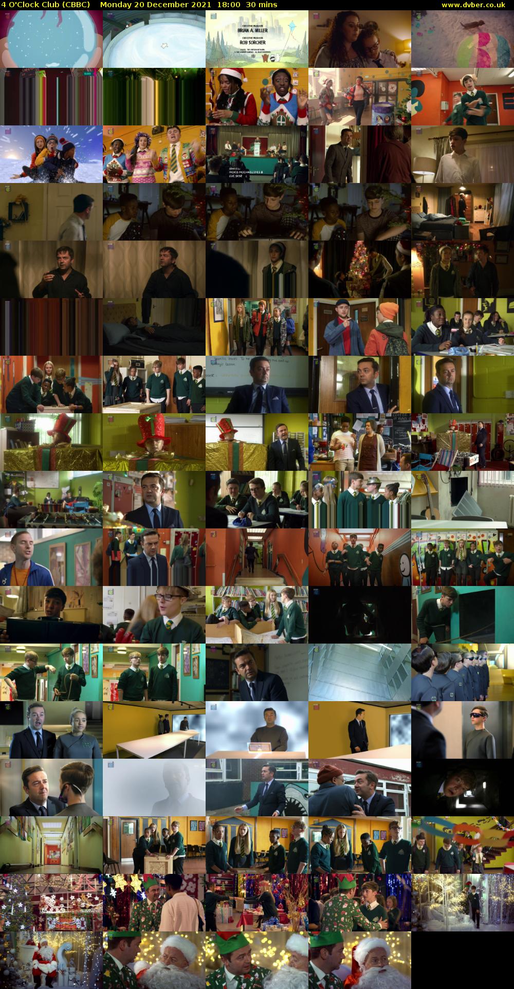 4 O'Clock Club (CBBC) Monday 20 December 2021 18:00 - 18:30