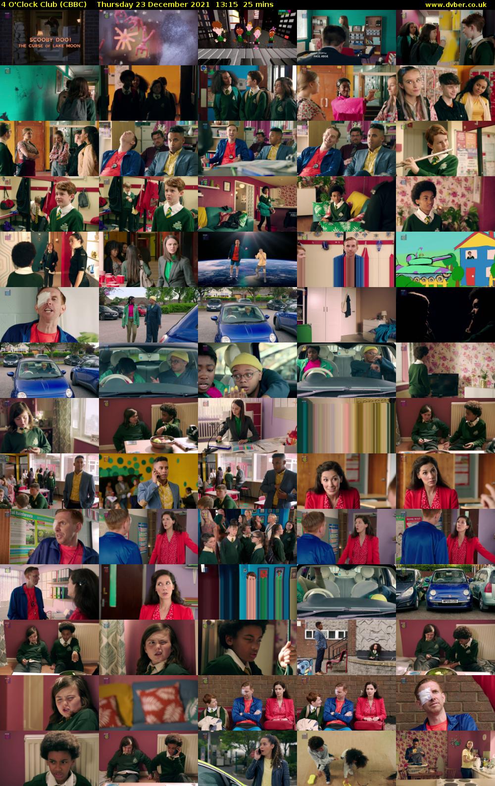 4 O'Clock Club (CBBC) Thursday 23 December 2021 13:15 - 13:40