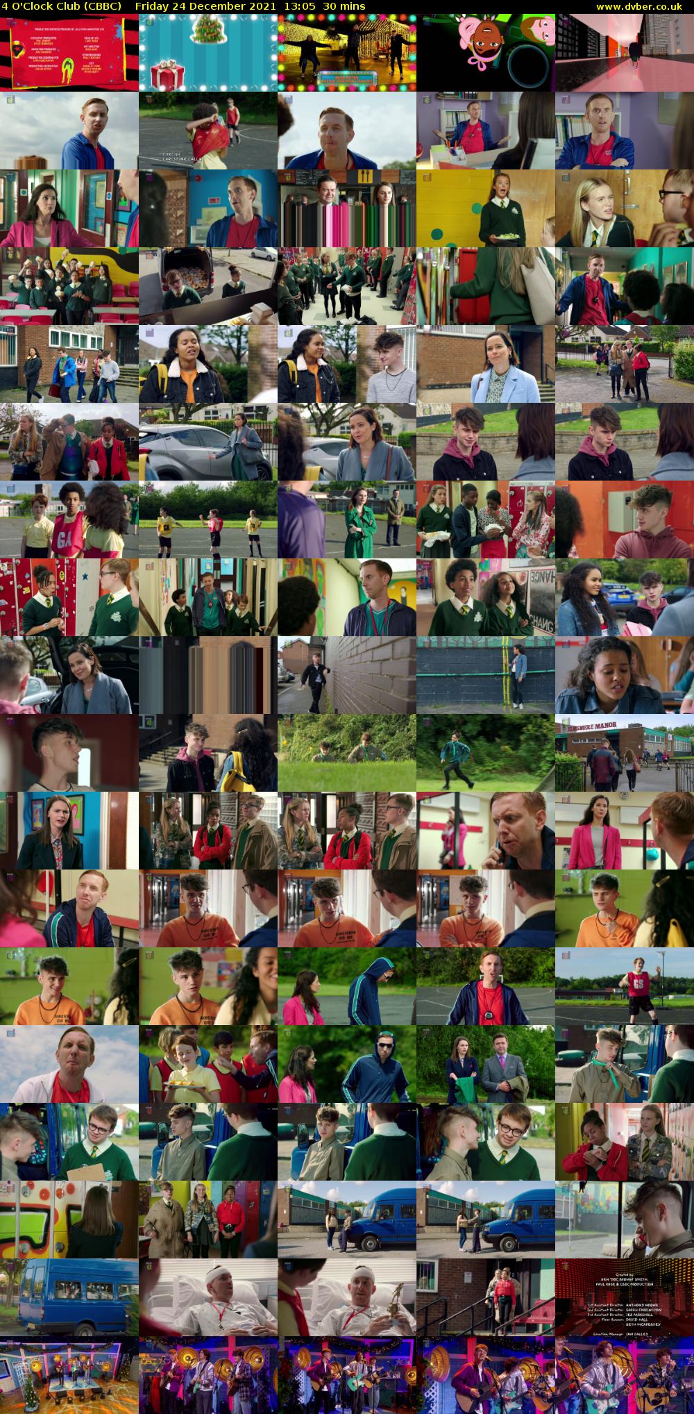 4 O'Clock Club (CBBC) Friday 24 December 2021 13:05 - 13:35