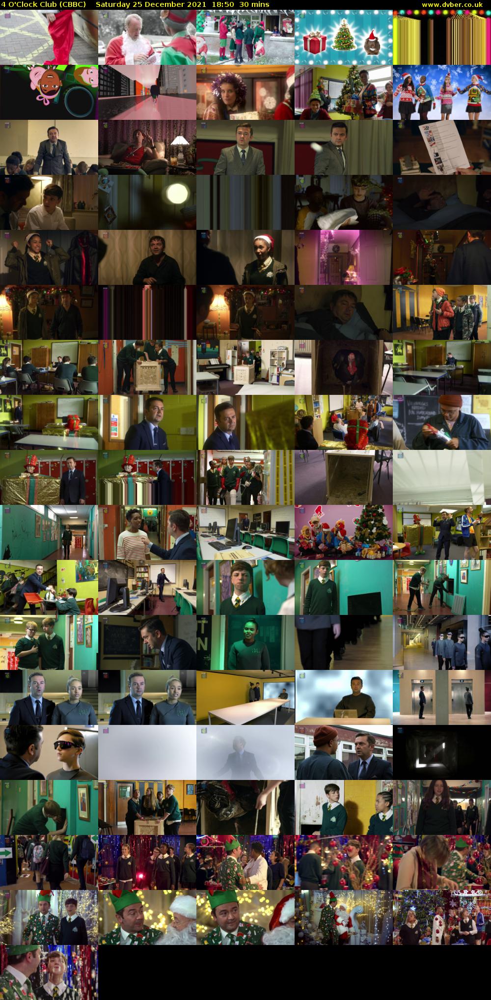 4 O'Clock Club (CBBC) Saturday 25 December 2021 18:50 - 19:20