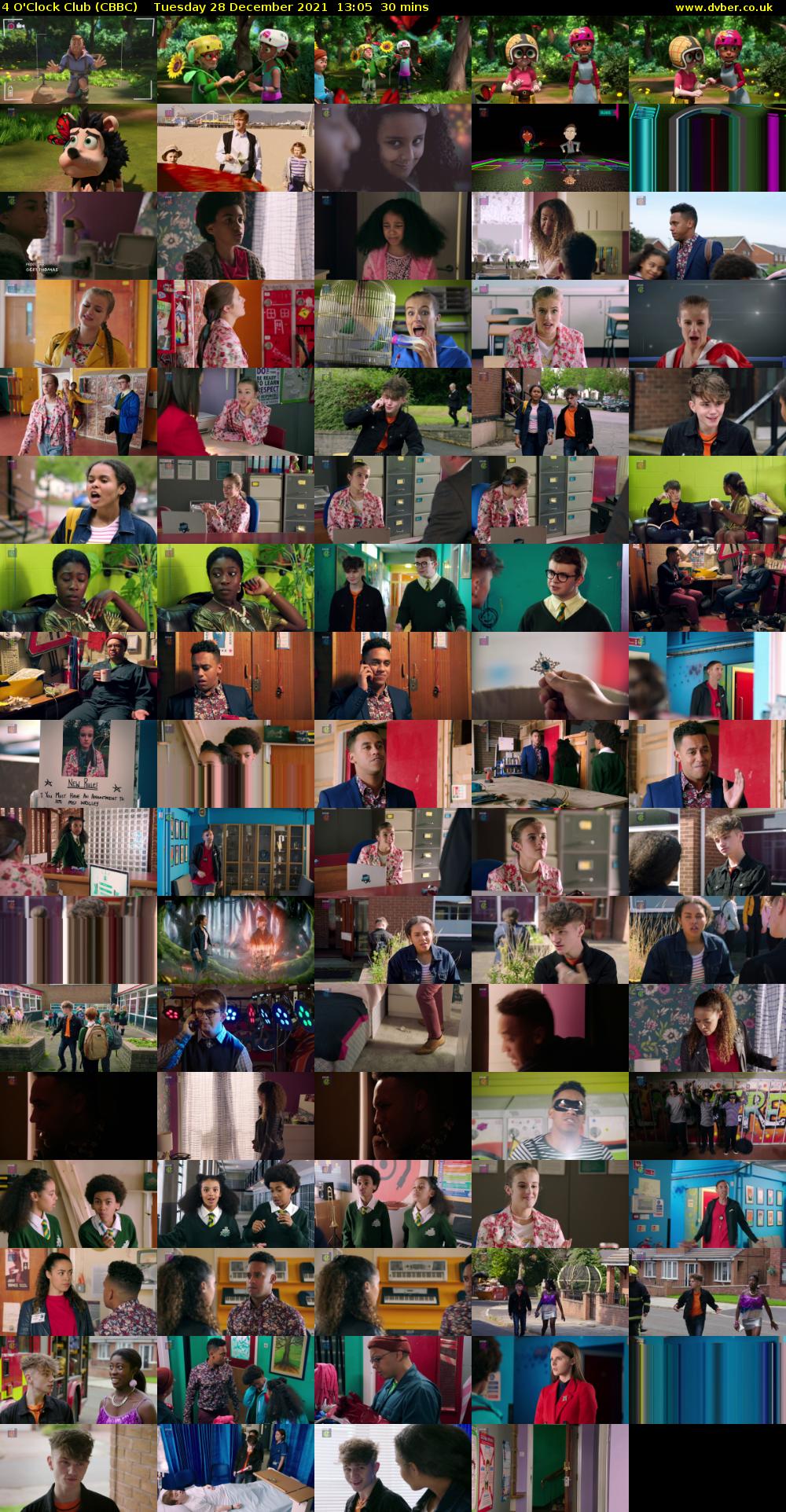 4 O'Clock Club (CBBC) Tuesday 28 December 2021 13:05 - 13:35