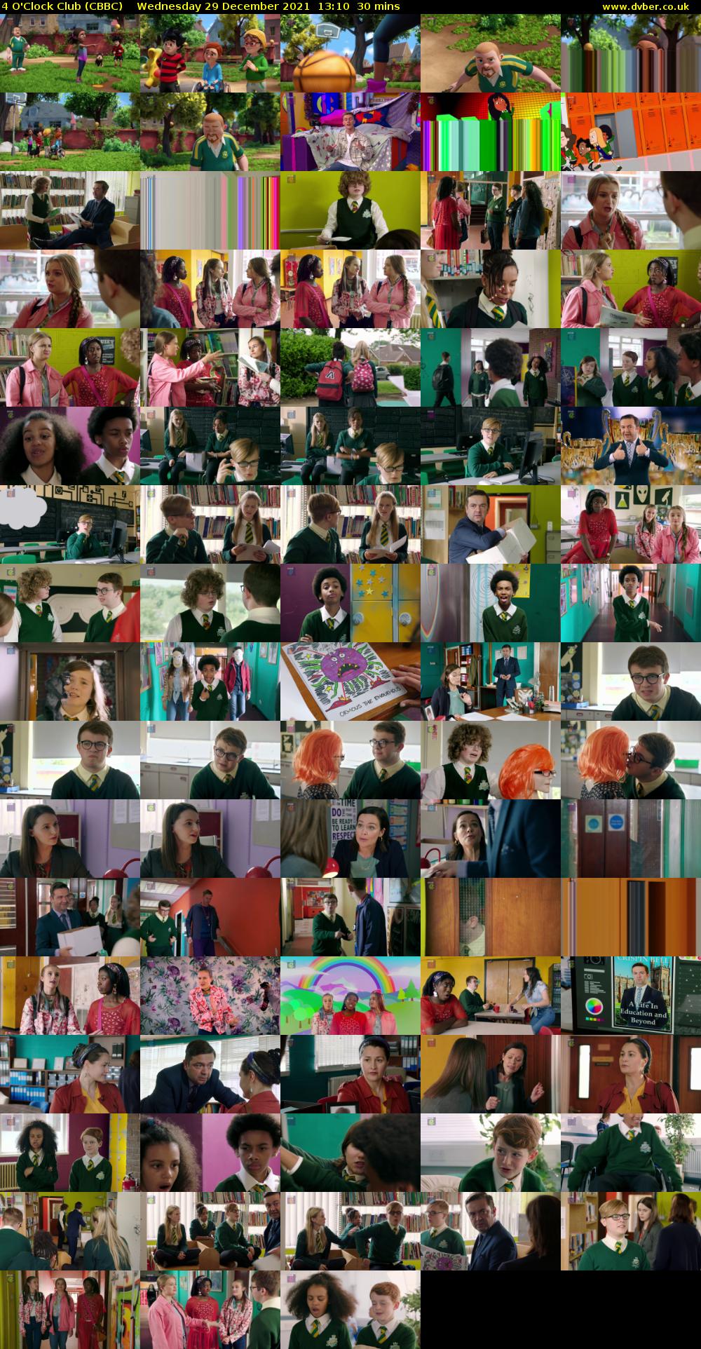 4 O'Clock Club (CBBC) Wednesday 29 December 2021 13:10 - 13:40