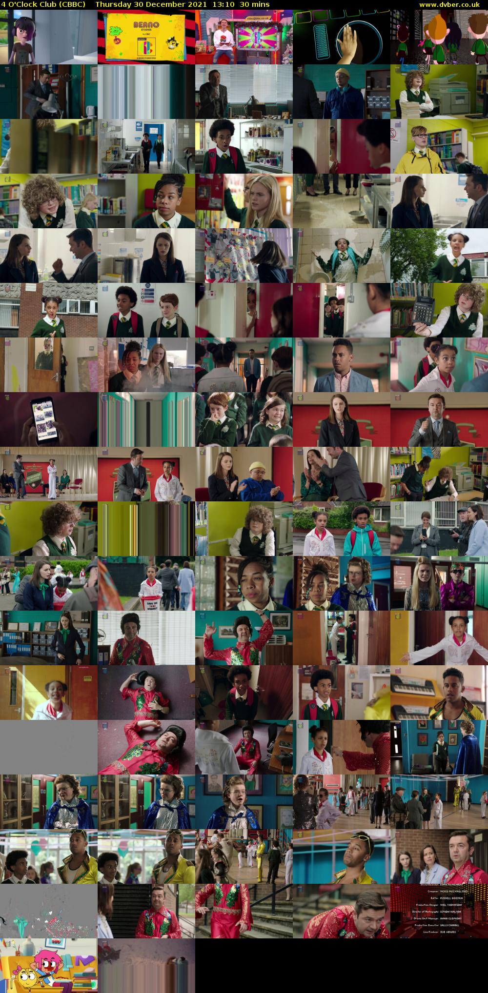 4 O'Clock Club (CBBC) Thursday 30 December 2021 13:10 - 13:40