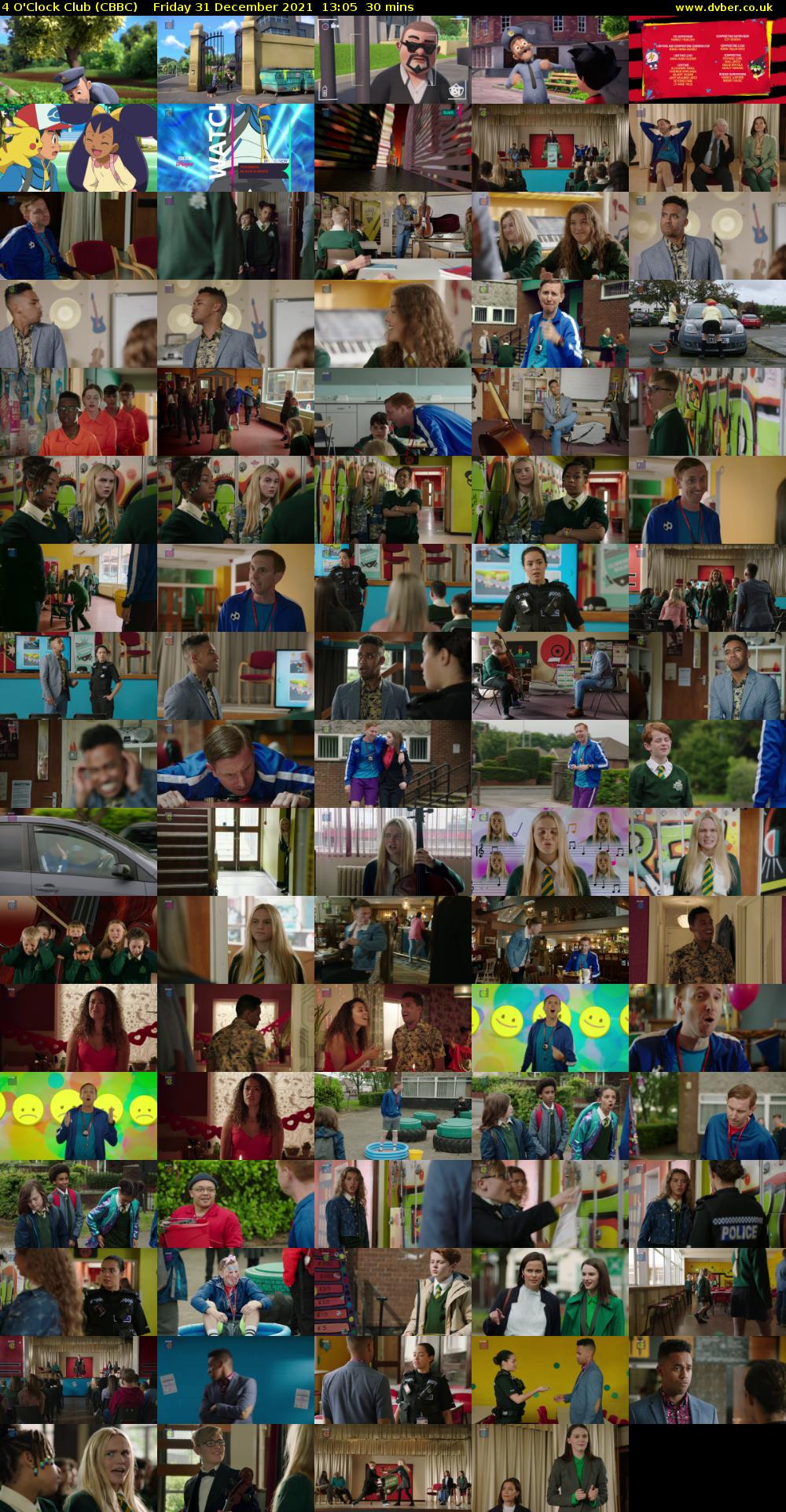 4 O'Clock Club (CBBC) Friday 31 December 2021 13:05 - 13:35