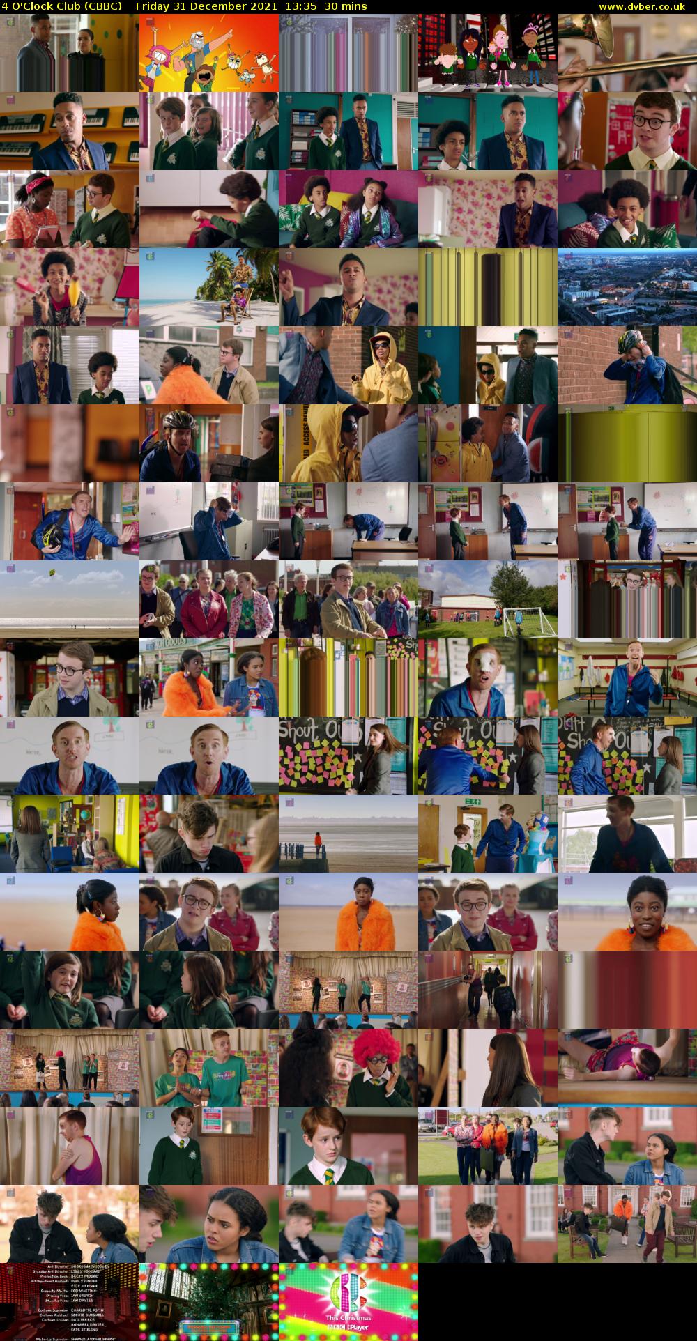 4 O'Clock Club (CBBC) Friday 31 December 2021 13:35 - 14:05