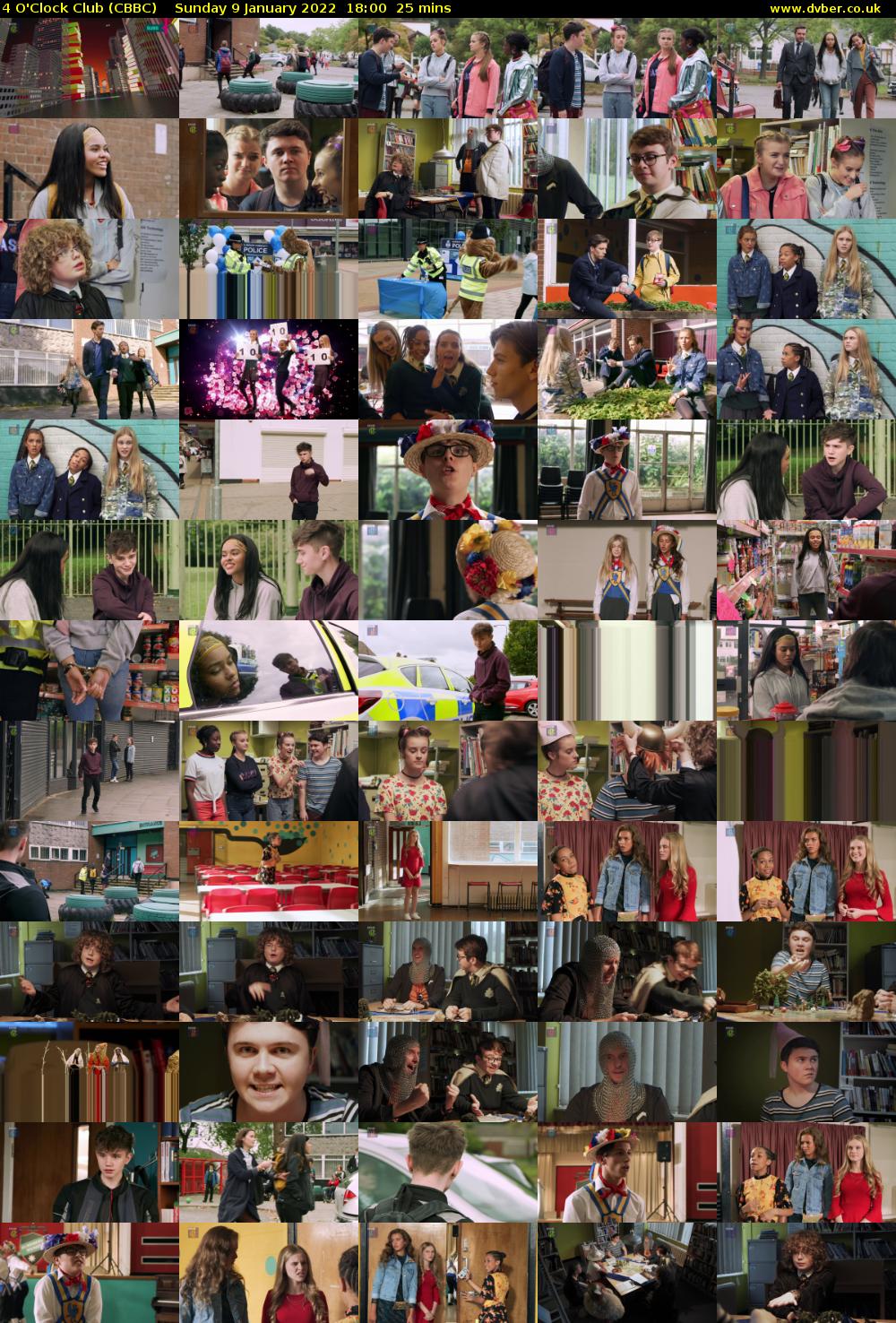 4 O'Clock Club (CBBC) Sunday 9 January 2022 18:00 - 18:25