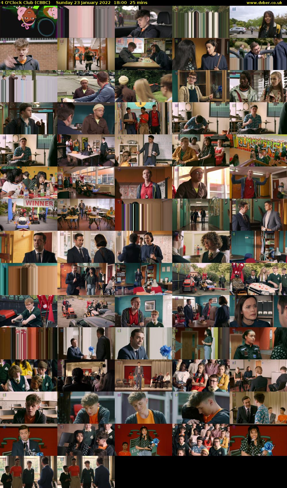 4 O'Clock Club (CBBC) Sunday 23 January 2022 18:00 - 18:25