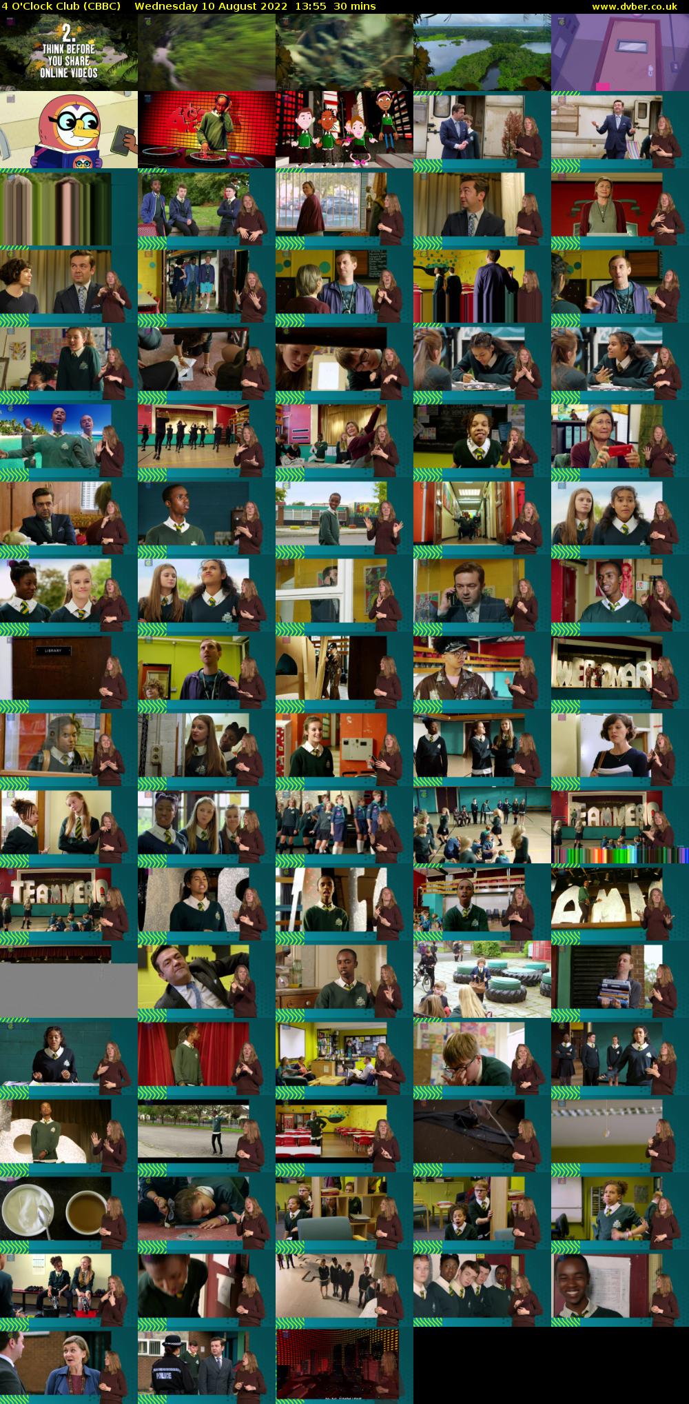 4 O'Clock Club (CBBC) Wednesday 10 August 2022 13:55 - 14:25