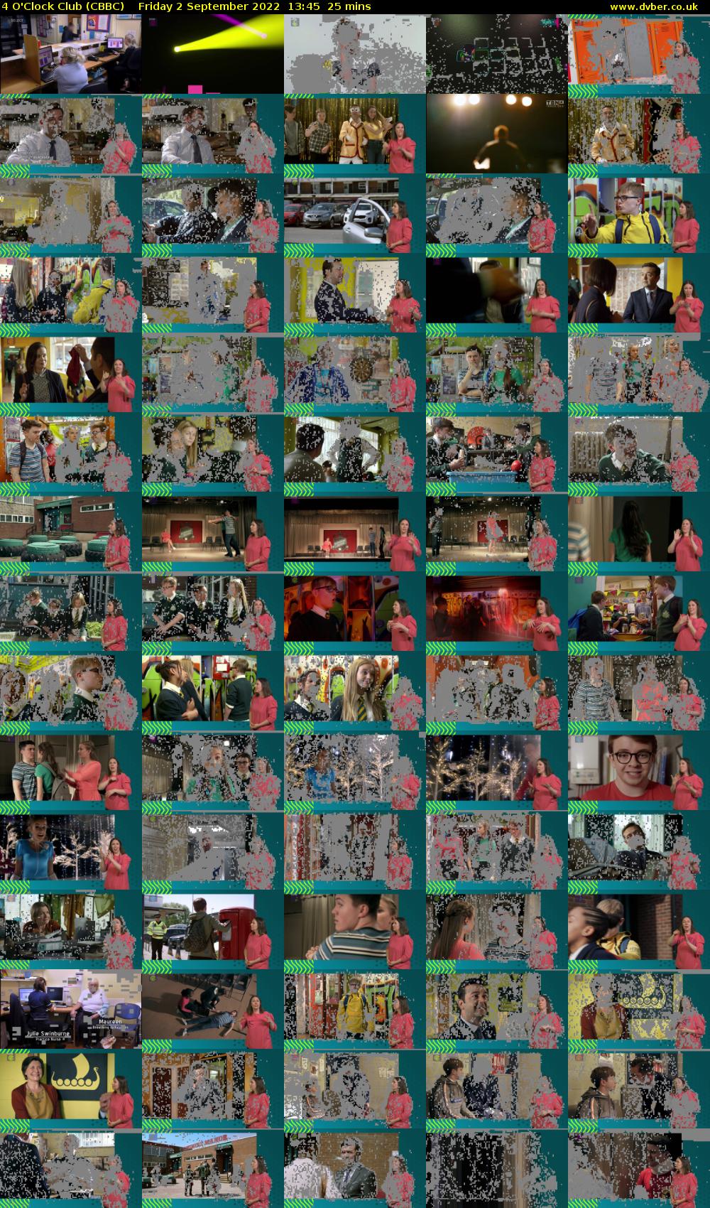 4 O'Clock Club (CBBC) Friday 2 September 2022 13:45 - 14:10