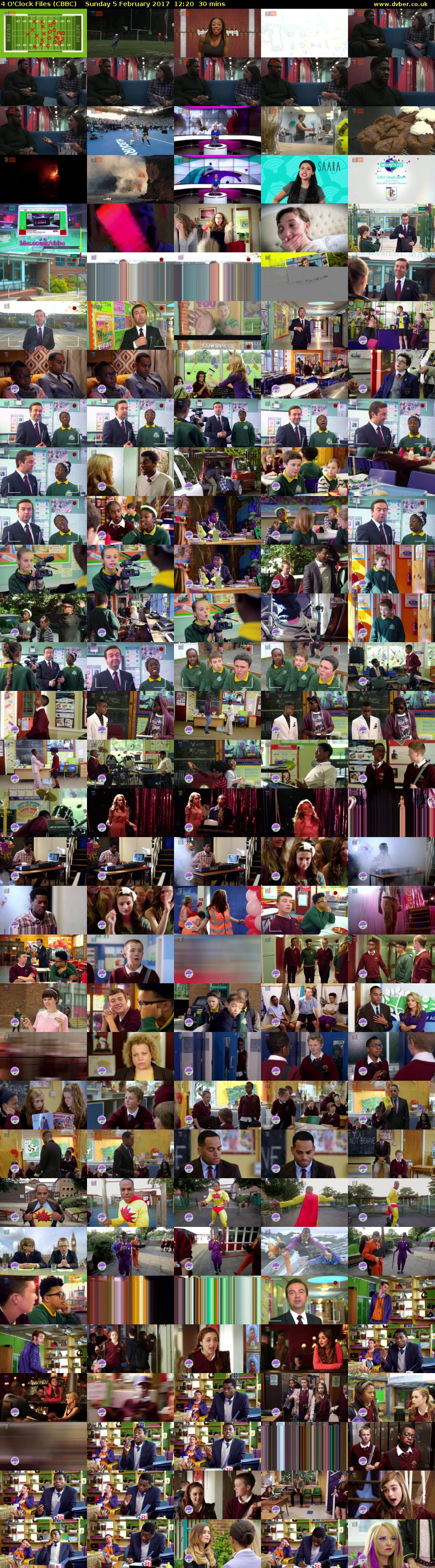 4 O'Clock Files (CBBC) Sunday 5 February 2017 12:20 - 12:50