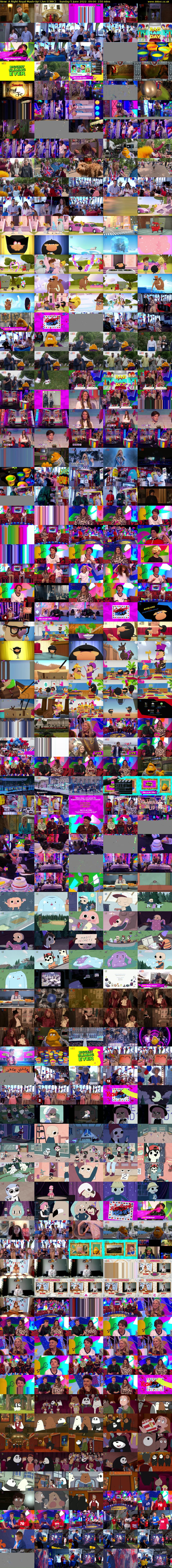 A Right Royal Mash-Up! Live (CBBC) Sunday 5 June 2022 09:00 - 11:30