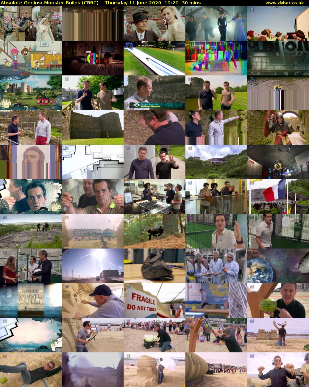 Absolute Genius: Monster Builds (CBBC) Thursday 11 June 2020 10:20 - 10:50