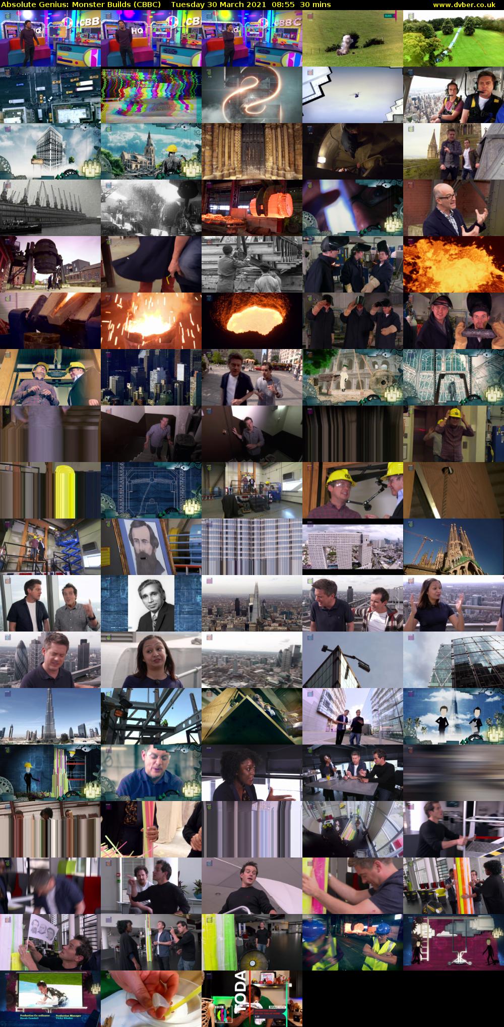 Absolute Genius: Monster Builds (CBBC) Tuesday 30 March 2021 08:55 - 09:25