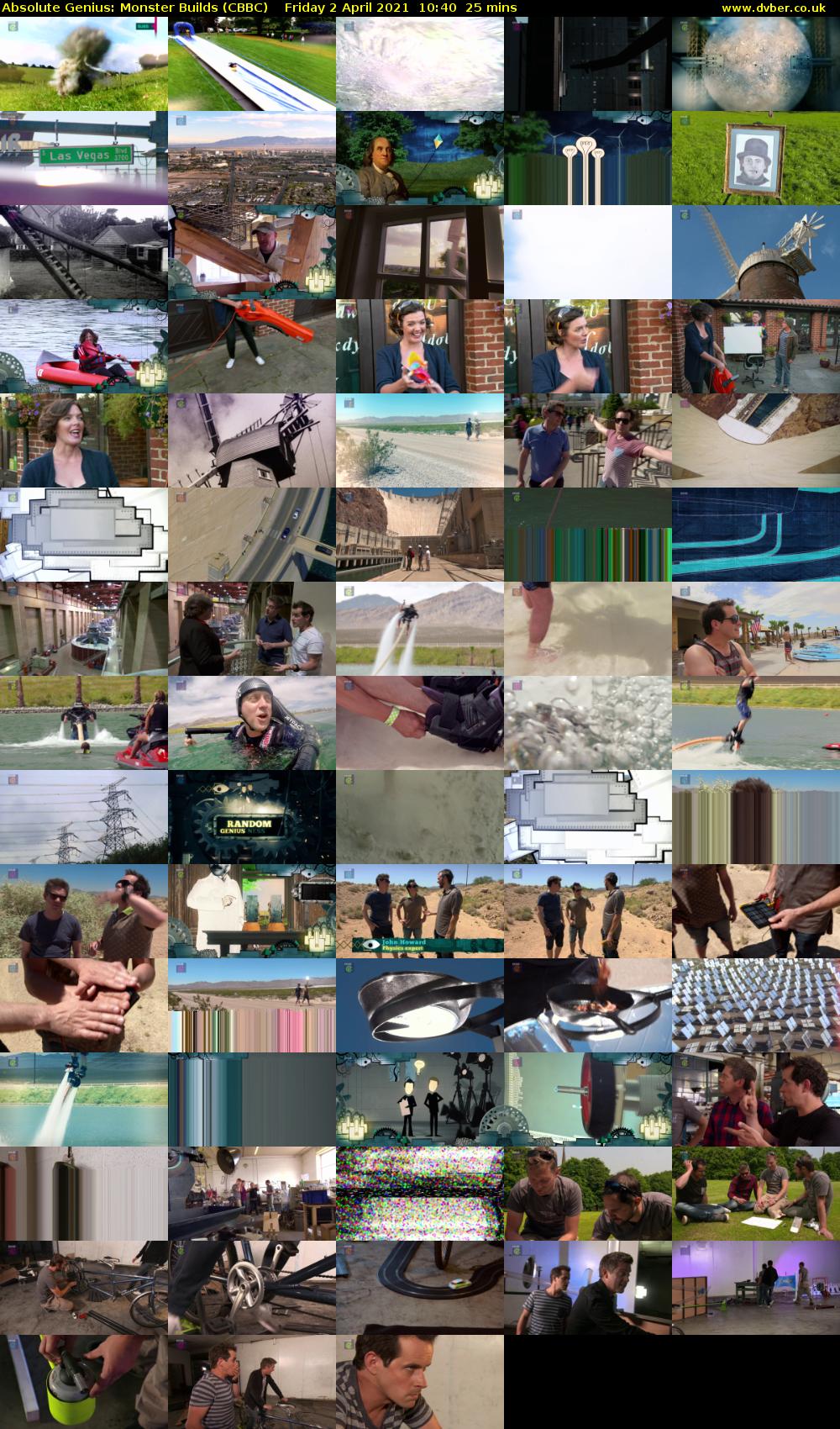 Absolute Genius: Monster Builds (CBBC) Friday 2 April 2021 10:40 - 11:05