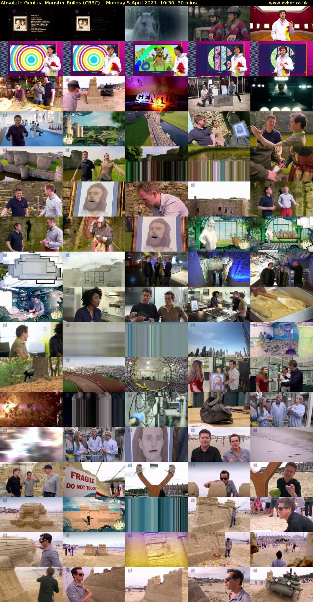Absolute Genius: Monster Builds (CBBC) Monday 5 April 2021 10:30 - 11:00