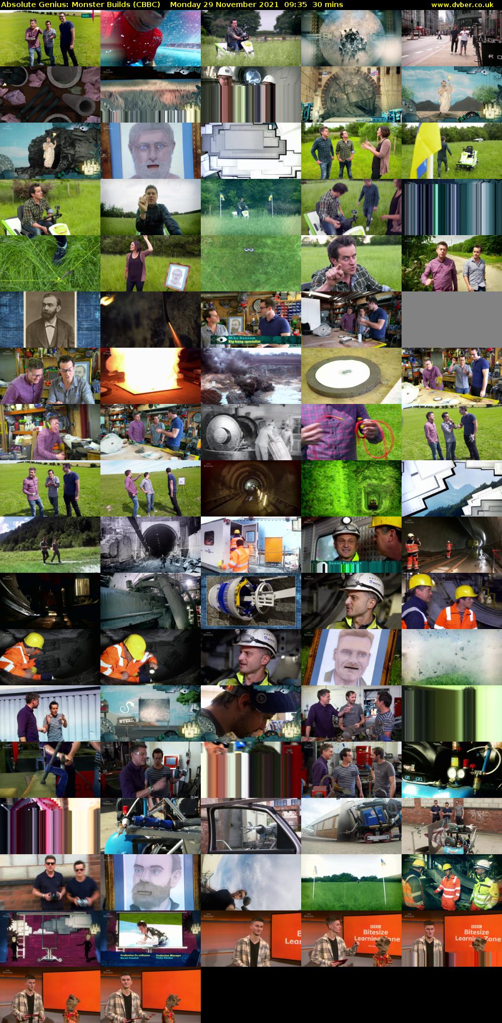 Absolute Genius: Monster Builds (CBBC) Monday 29 November 2021 09:35 - 10:05