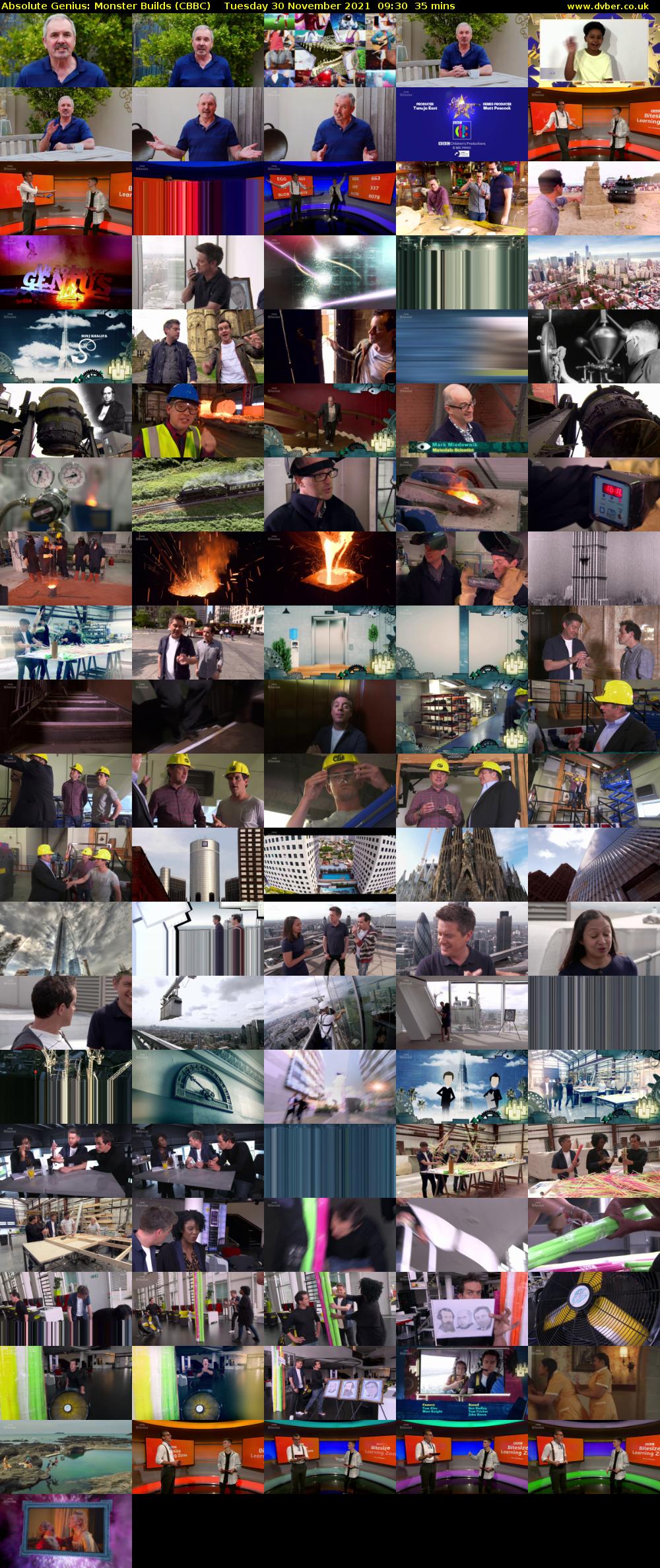 Absolute Genius: Monster Builds (CBBC) Tuesday 30 November 2021 09:30 - 10:05
