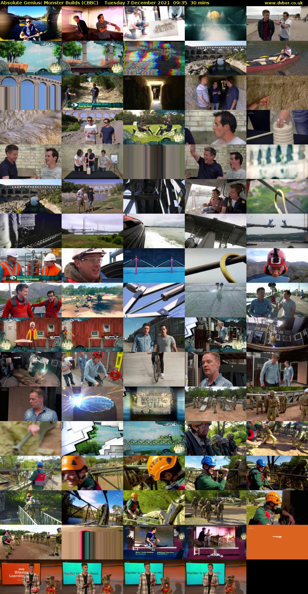 Absolute Genius: Monster Builds (CBBC) Tuesday 7 December 2021 09:35 - 10:05