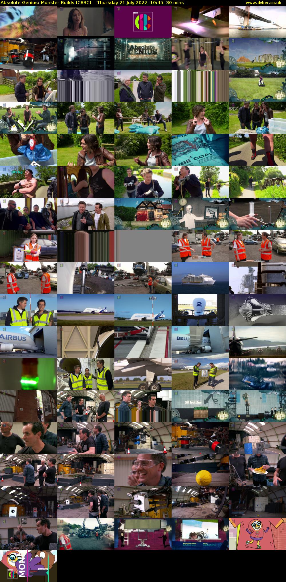 Absolute Genius: Monster Builds (CBBC) Thursday 21 July 2022 10:45 - 11:15