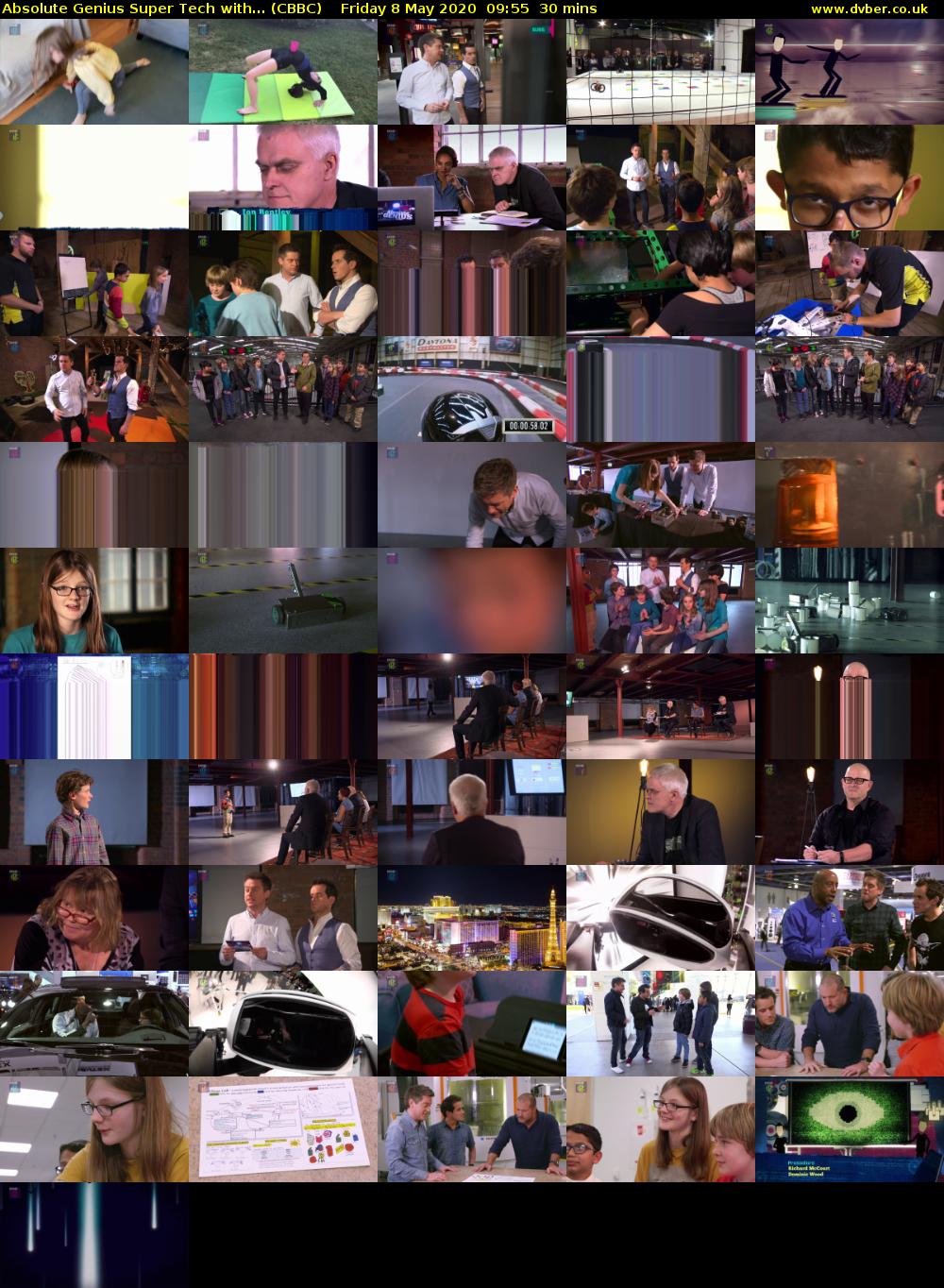 Absolute Genius Super Tech with... (CBBC) Friday 8 May 2020 09:55 - 10:25