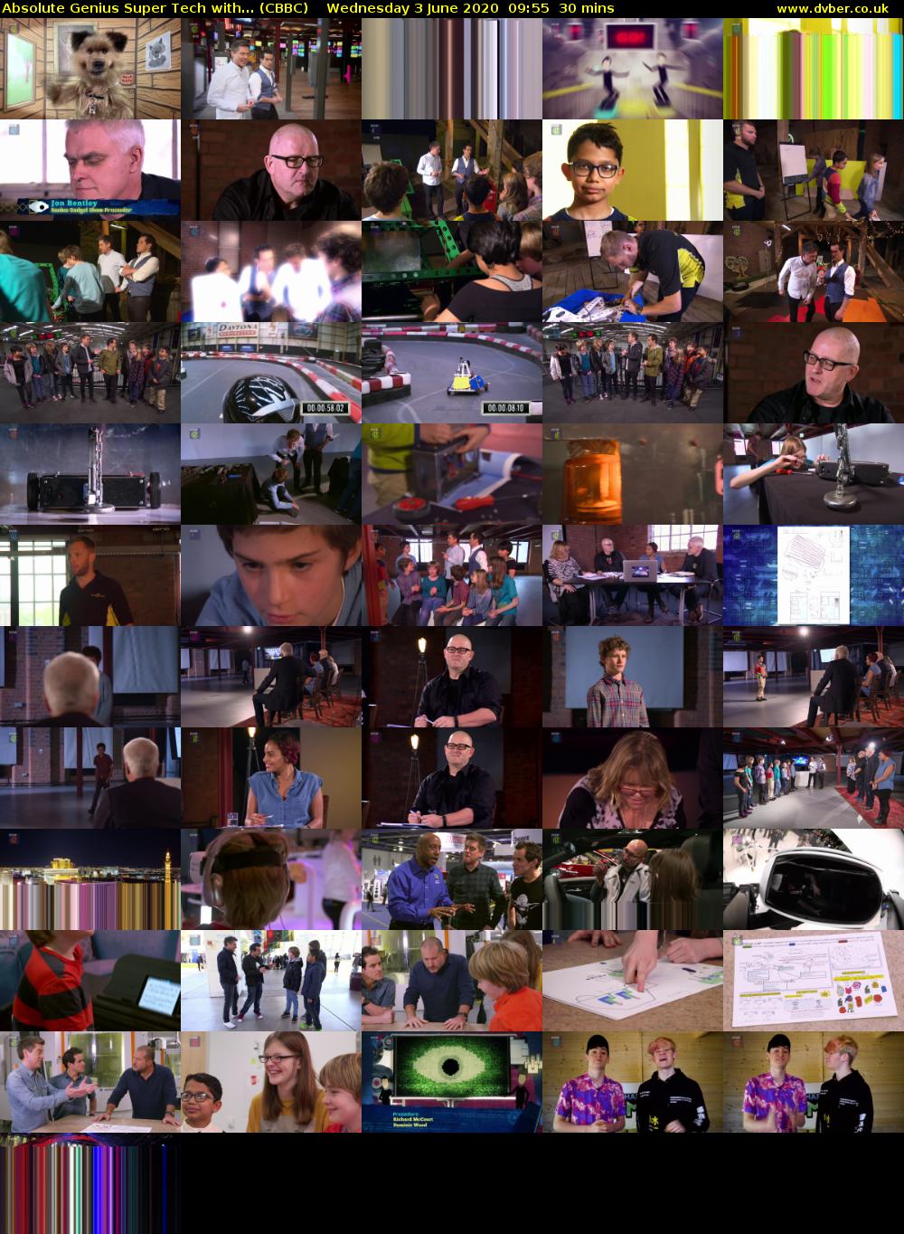 Absolute Genius Super Tech with... (CBBC) Wednesday 3 June 2020 09:55 - 10:25
