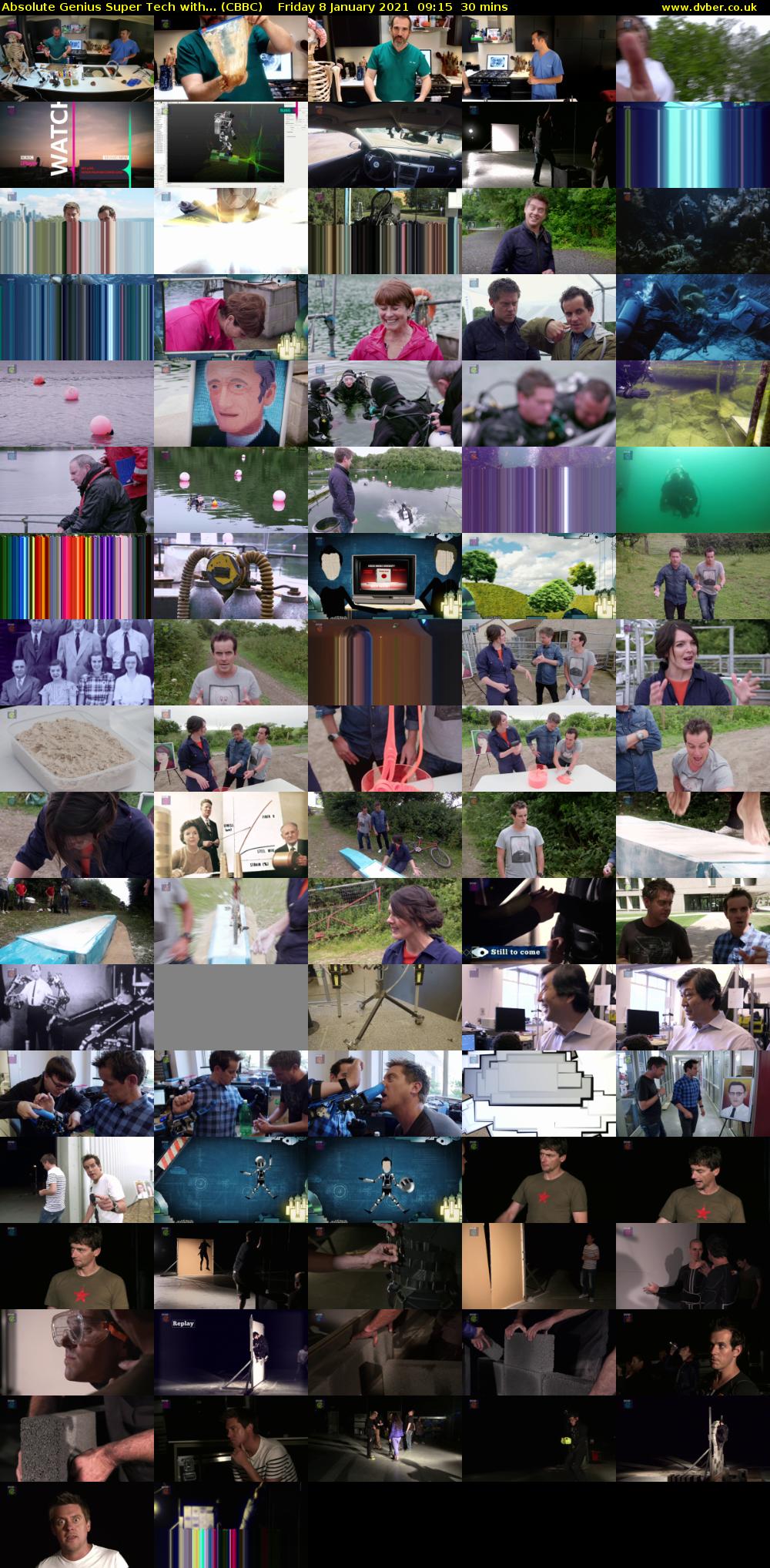 Absolute Genius Super Tech with... (CBBC) Friday 8 January 2021 09:15 - 09:45