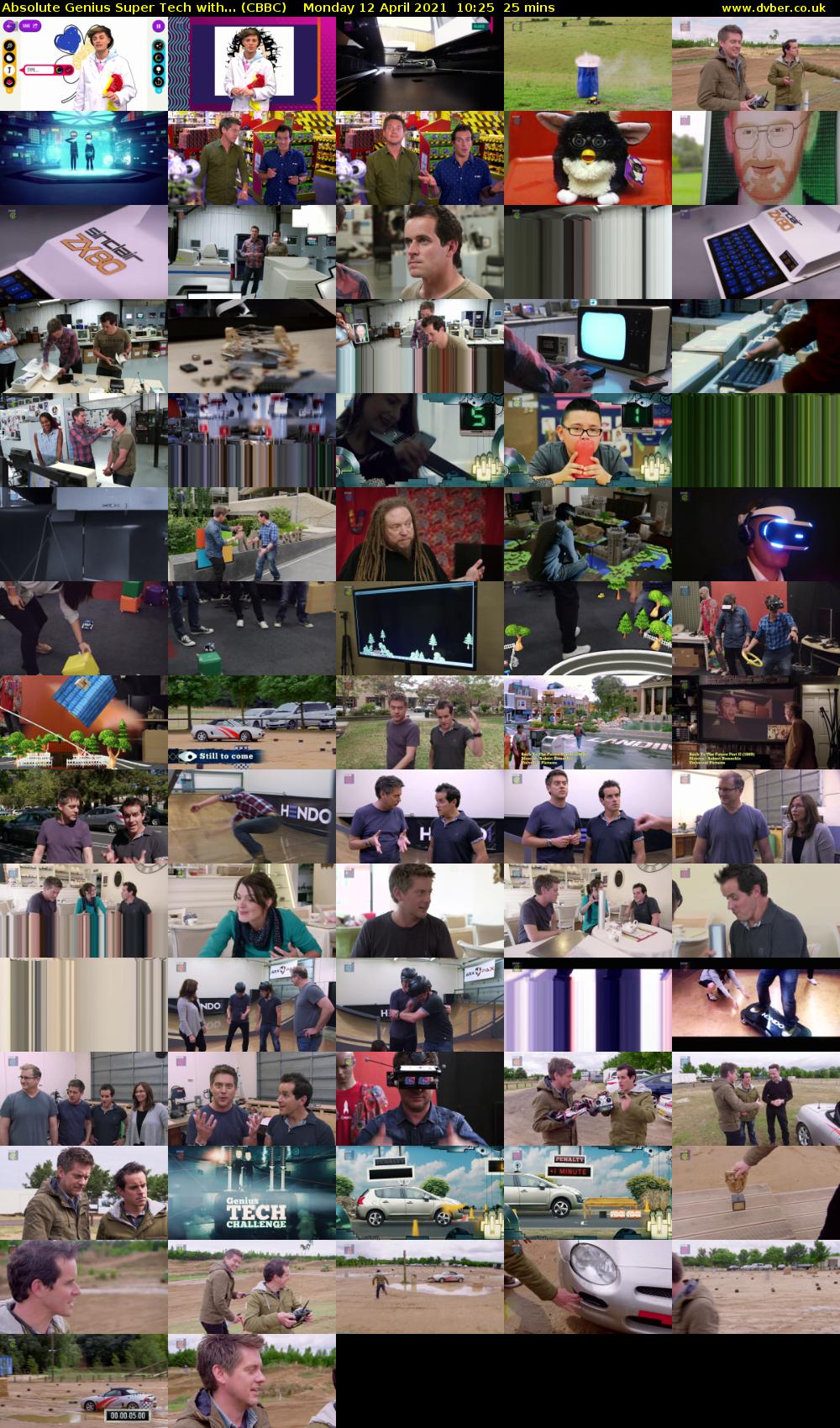 Absolute Genius Super Tech with... (CBBC) Monday 12 April 2021 10:25 - 10:50