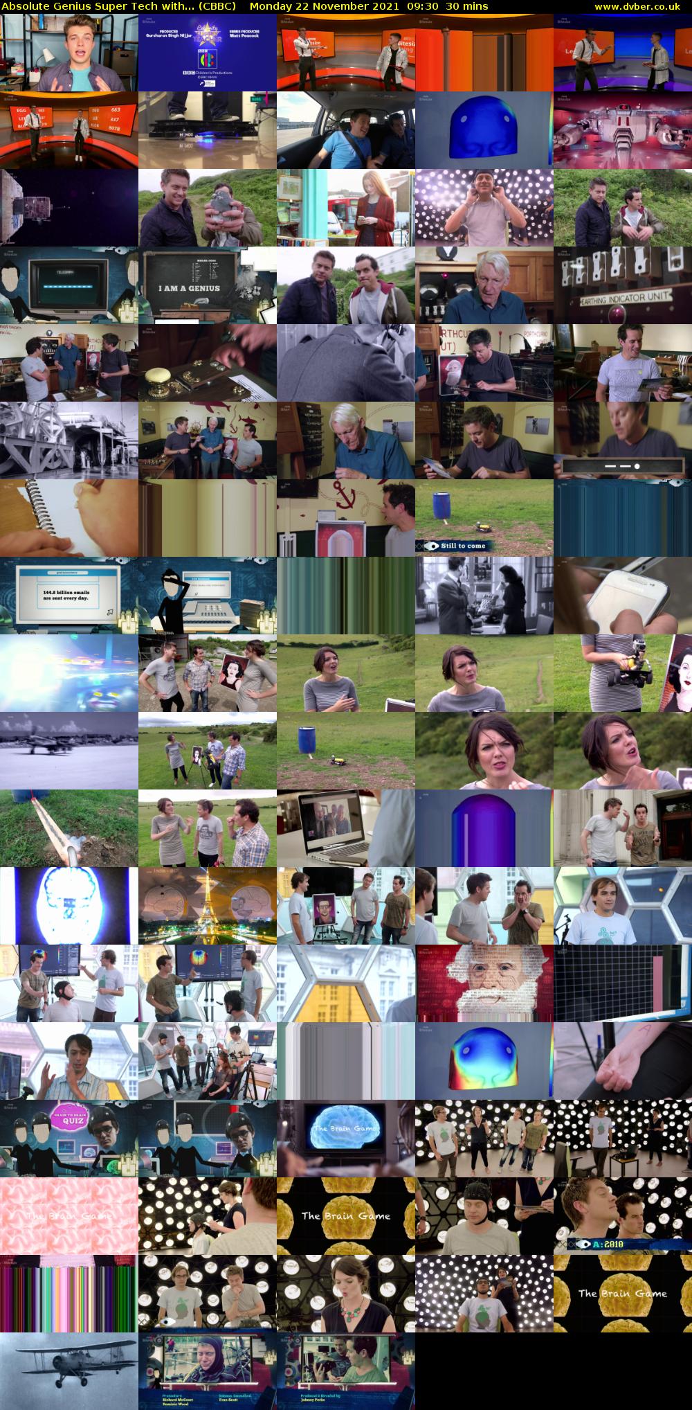 Absolute Genius Super Tech with... (CBBC) Monday 22 November 2021 09:30 - 10:00