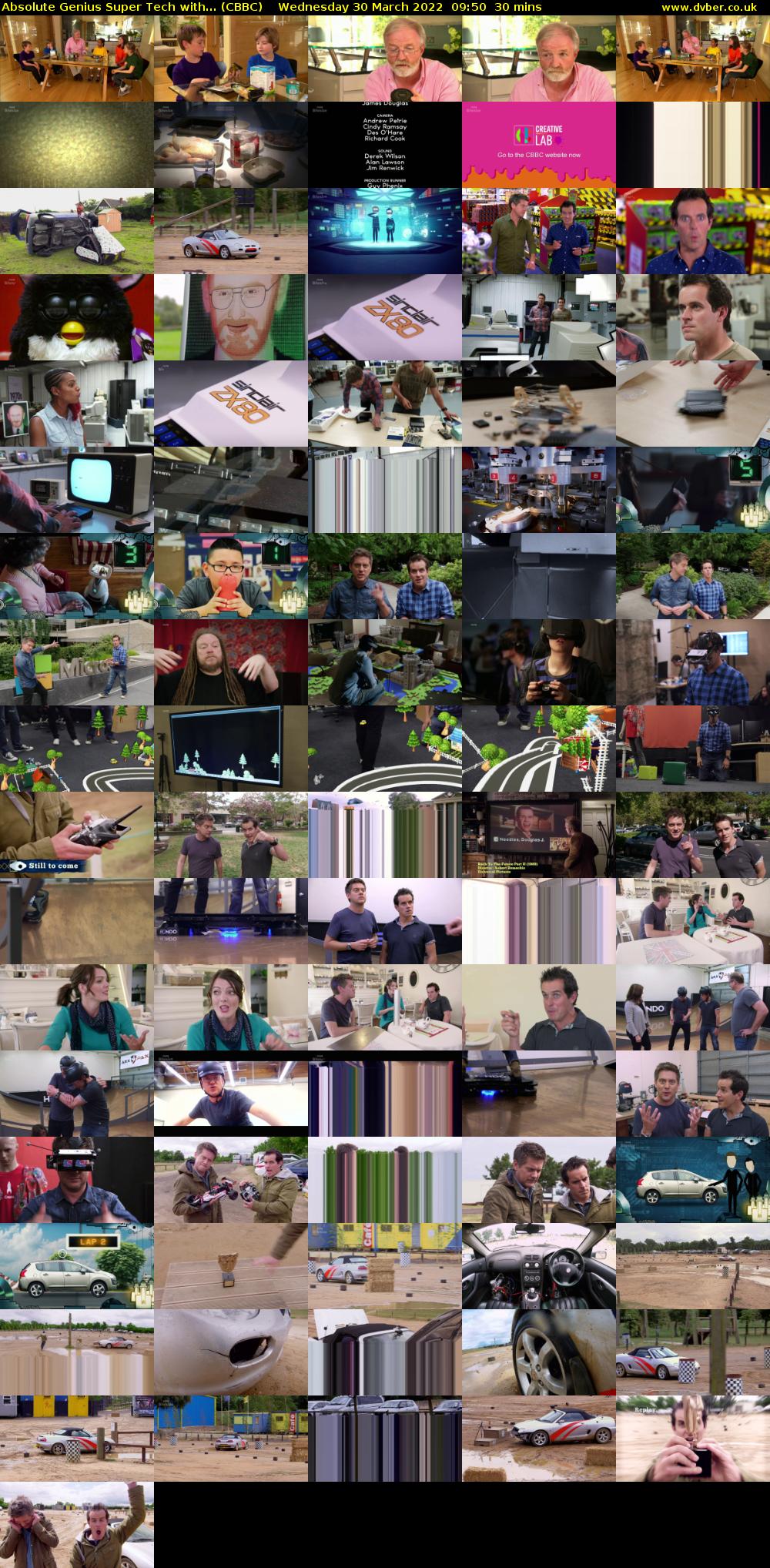 Absolute Genius Super Tech with... (CBBC) Wednesday 30 March 2022 09:50 - 10:20