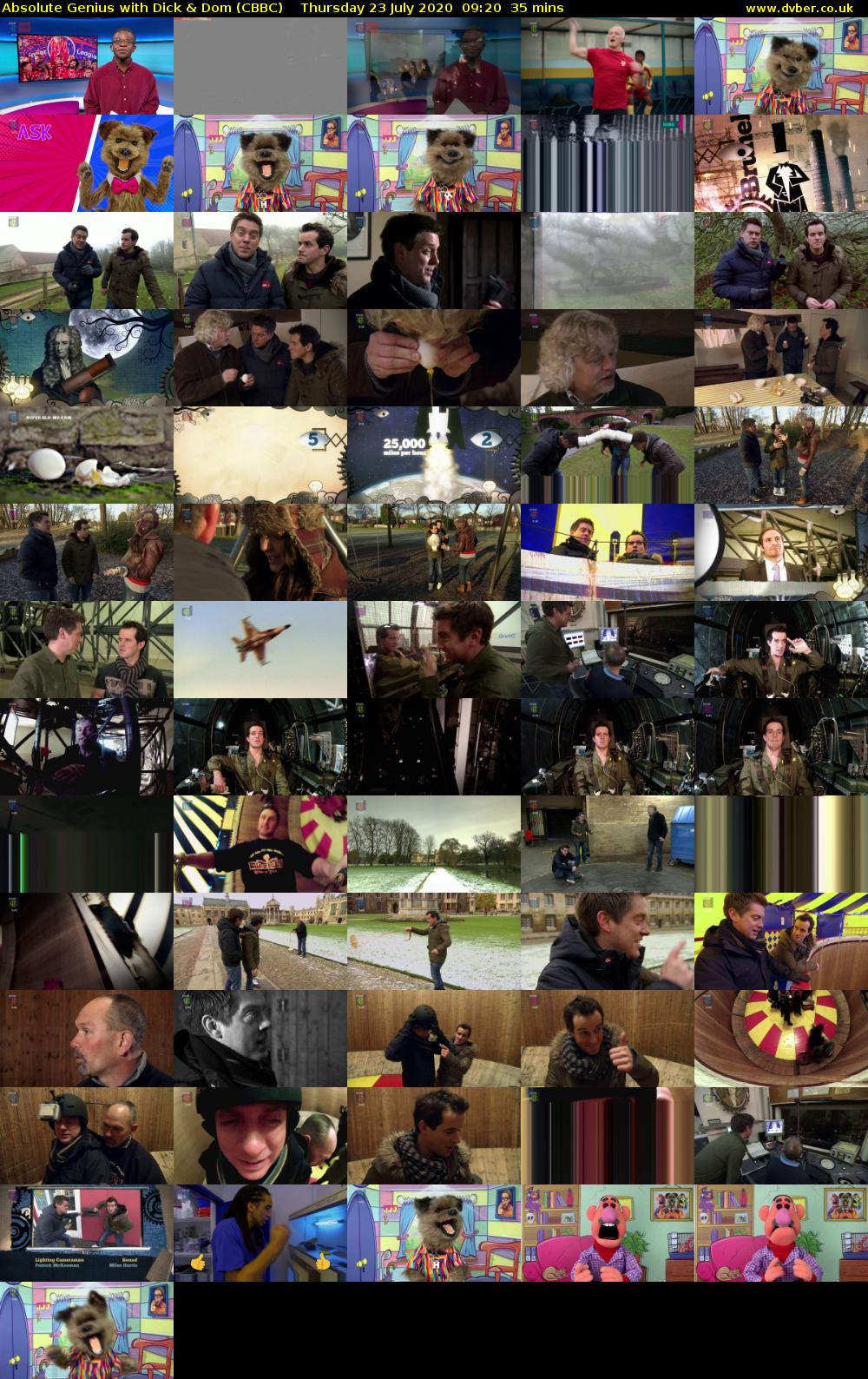 Absolute Genius with Dick & Dom (CBBC) Thursday 23 July 2020 09:20 - 09:55