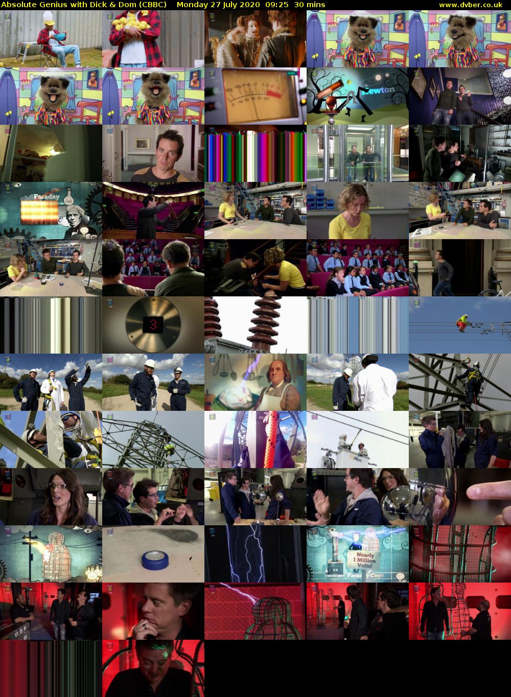 Absolute Genius with Dick & Dom (CBBC) Monday 27 July 2020 09:25 - 09:55