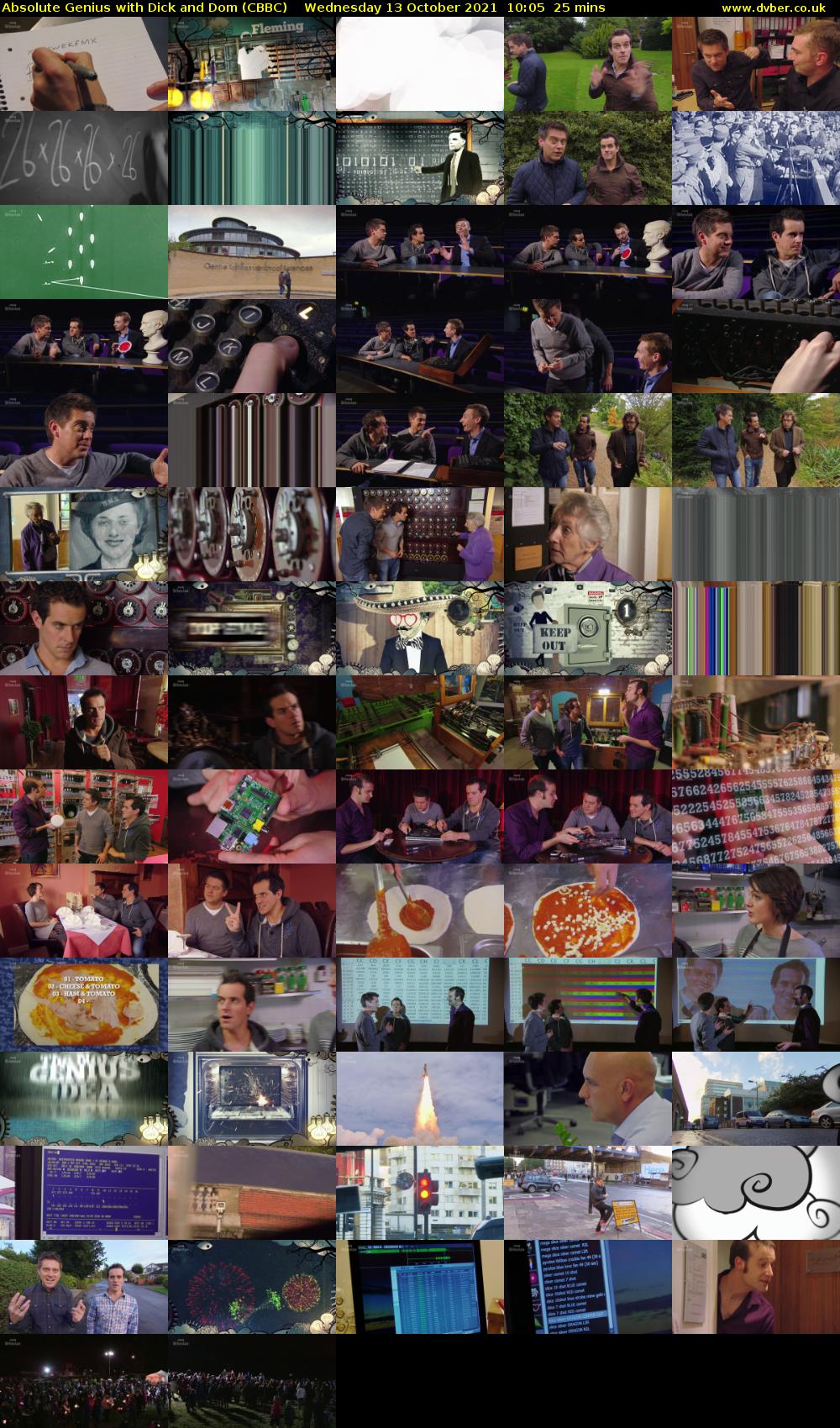 Absolute Genius with Dick and Dom (CBBC) Wednesday 13 October 2021 10:05 - 10:30