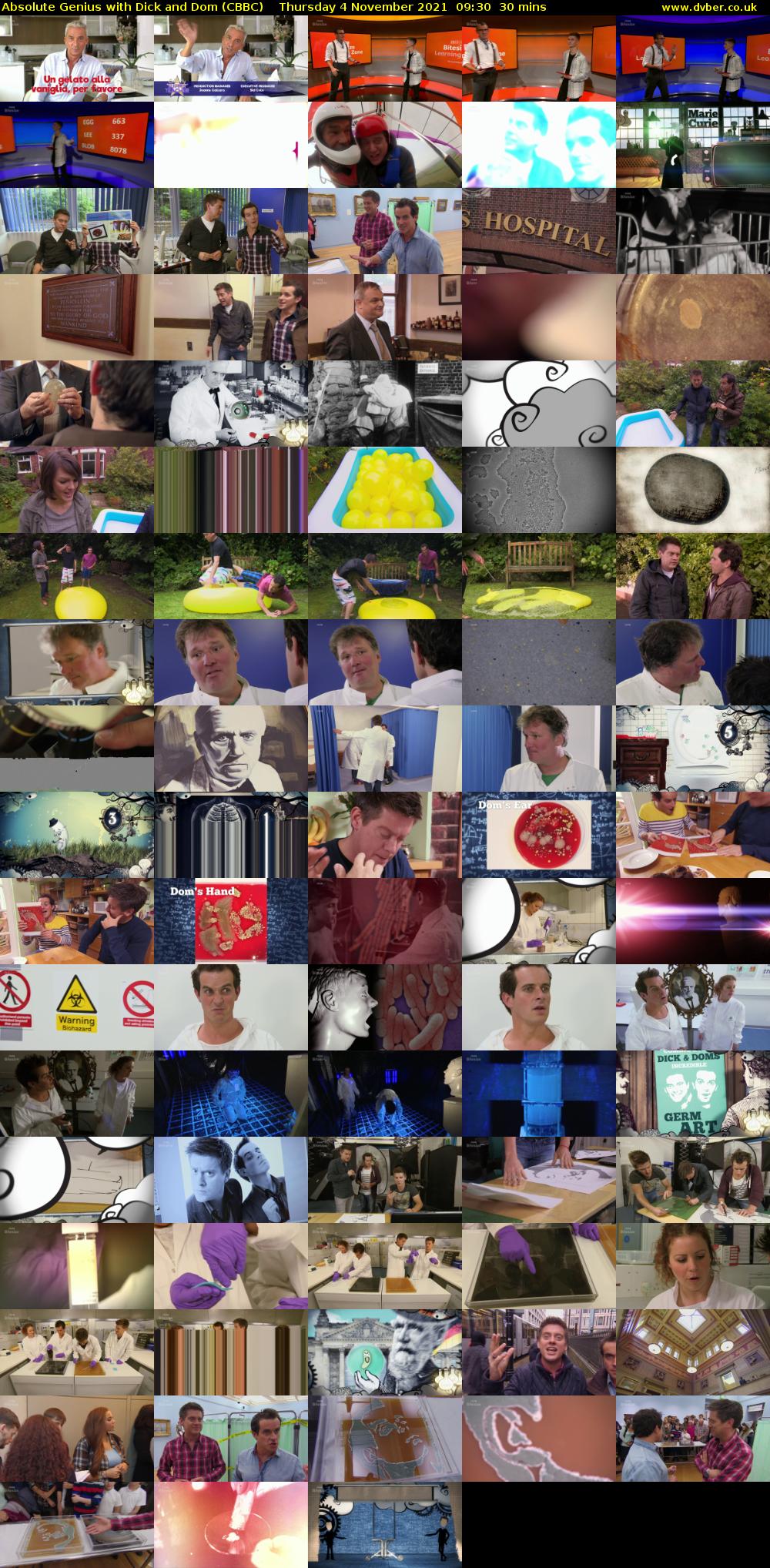 Absolute Genius with Dick and Dom (CBBC) Thursday 4 November 2021 09:30 - 10:00